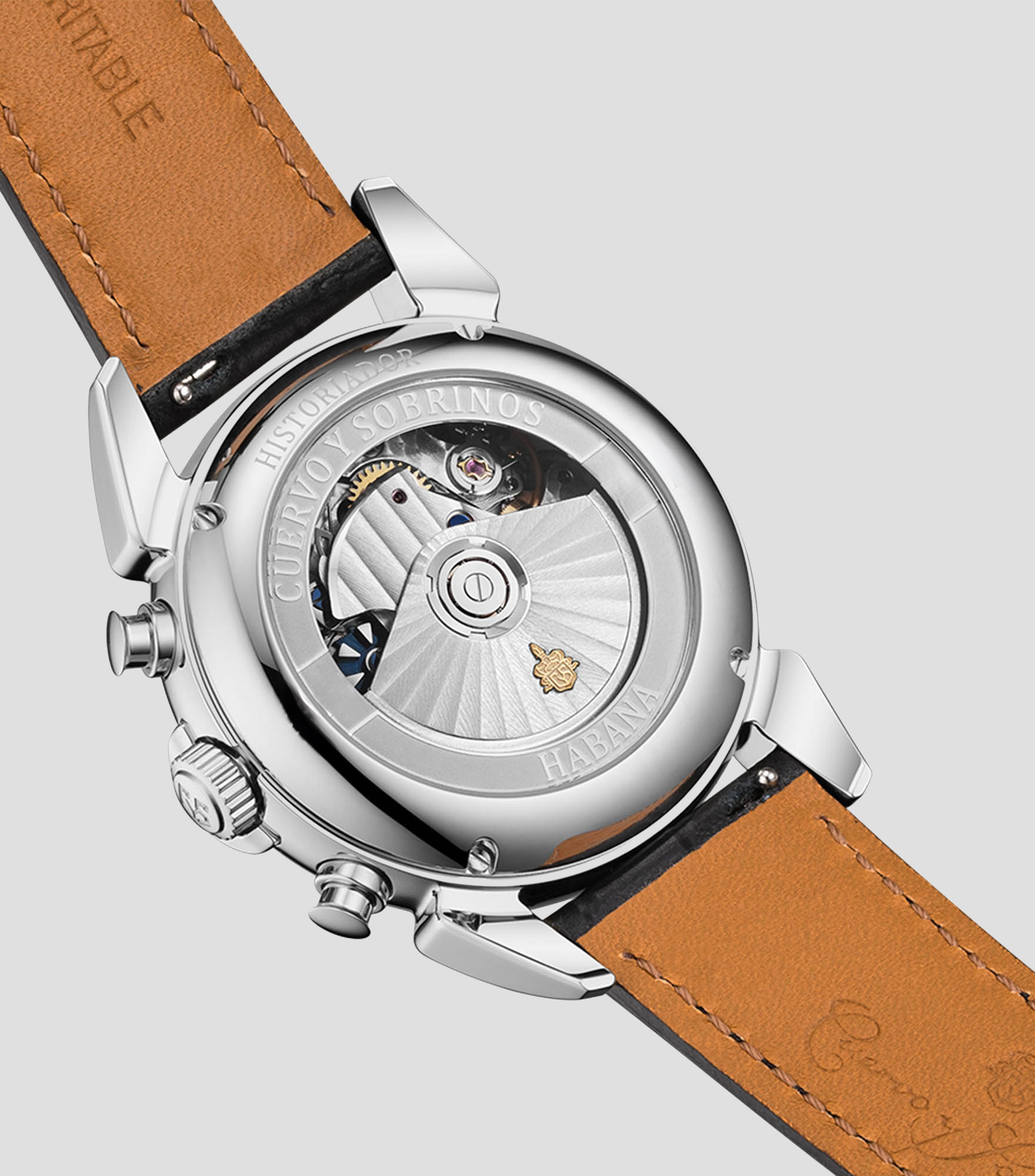 Reloj para Hombre Chronograph Heritage deportivo plateado