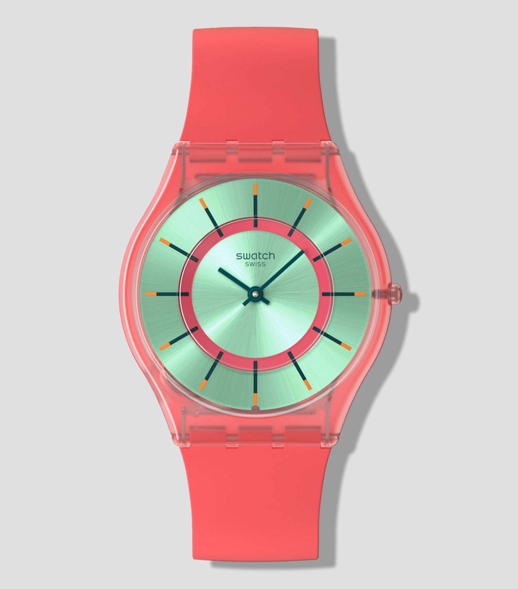 Swatch Reloj Unisex Skin Classic Biosourced Casual, Naranja |El
