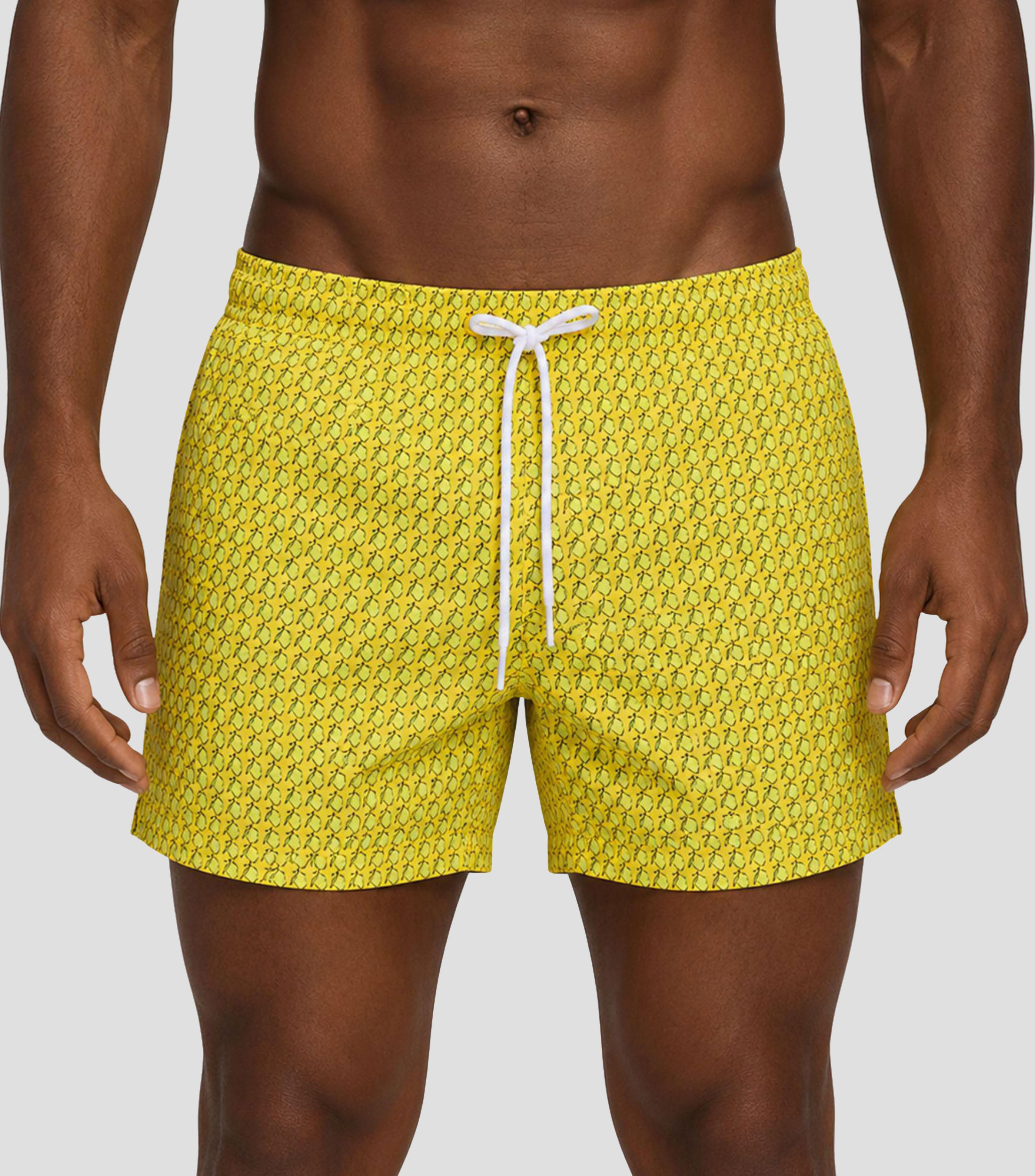 Traje de Baño corto con estampado Hombre