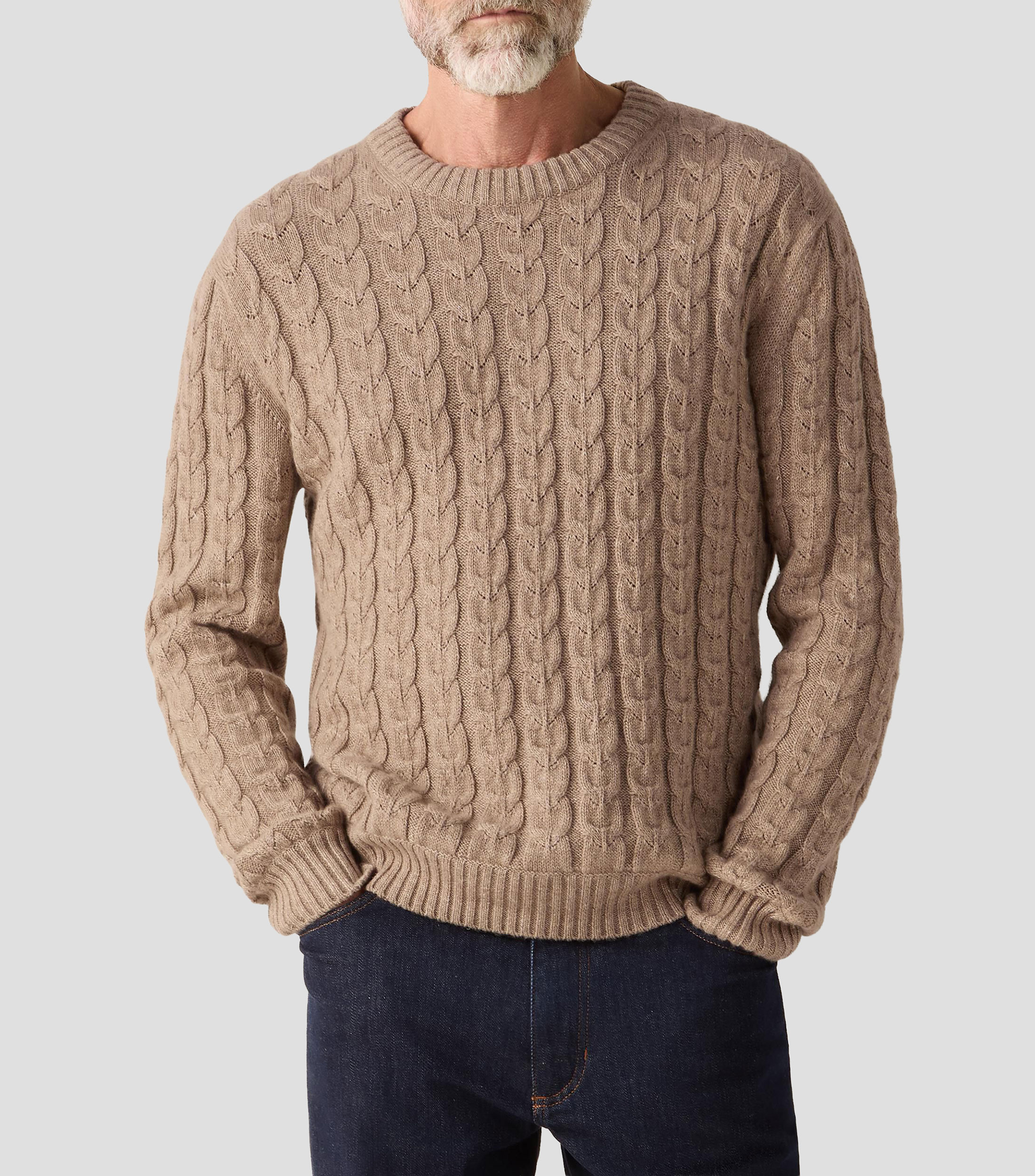 Suéter de cuello redondo Hombre