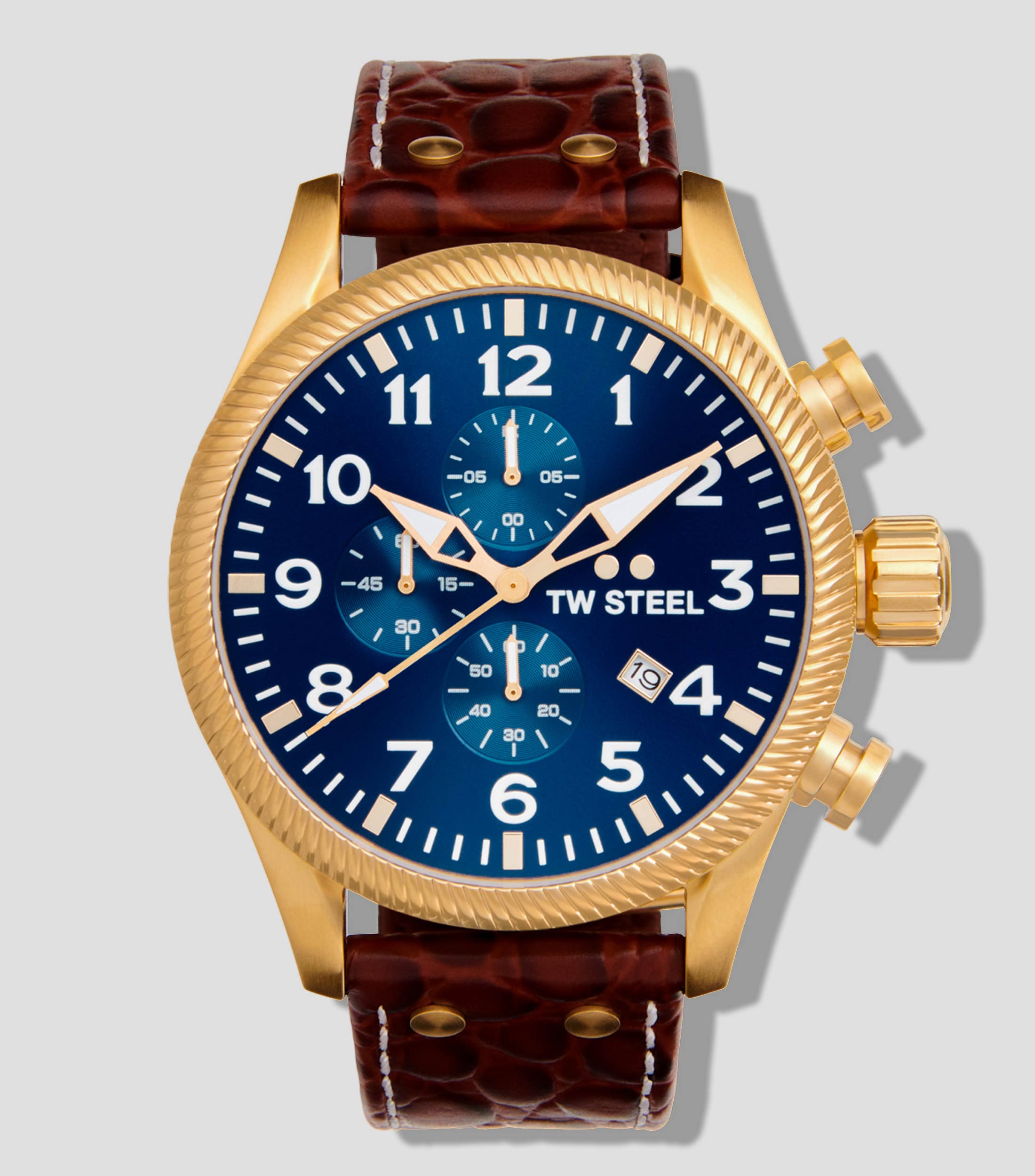 Reloj para Hombre Volante Casual, Dorado