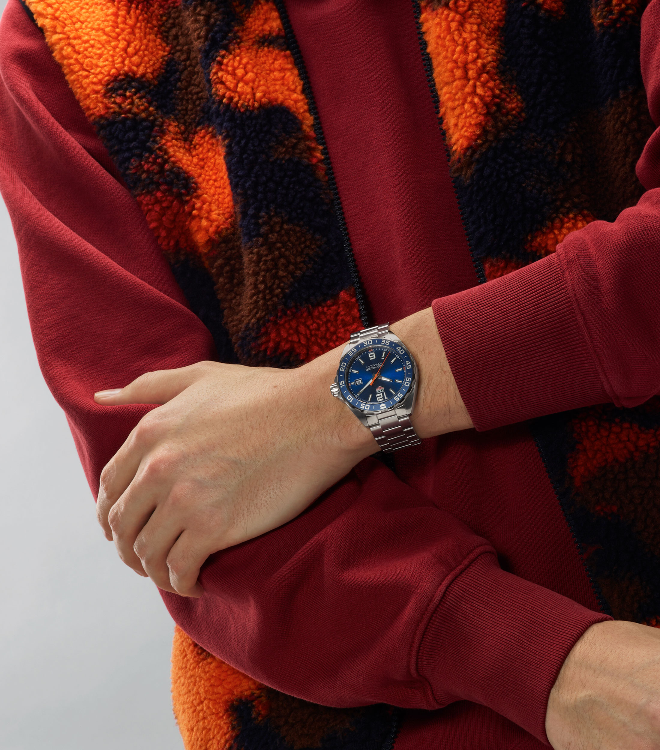 Reloj para Hombre Formula 1 Casual, Plateado