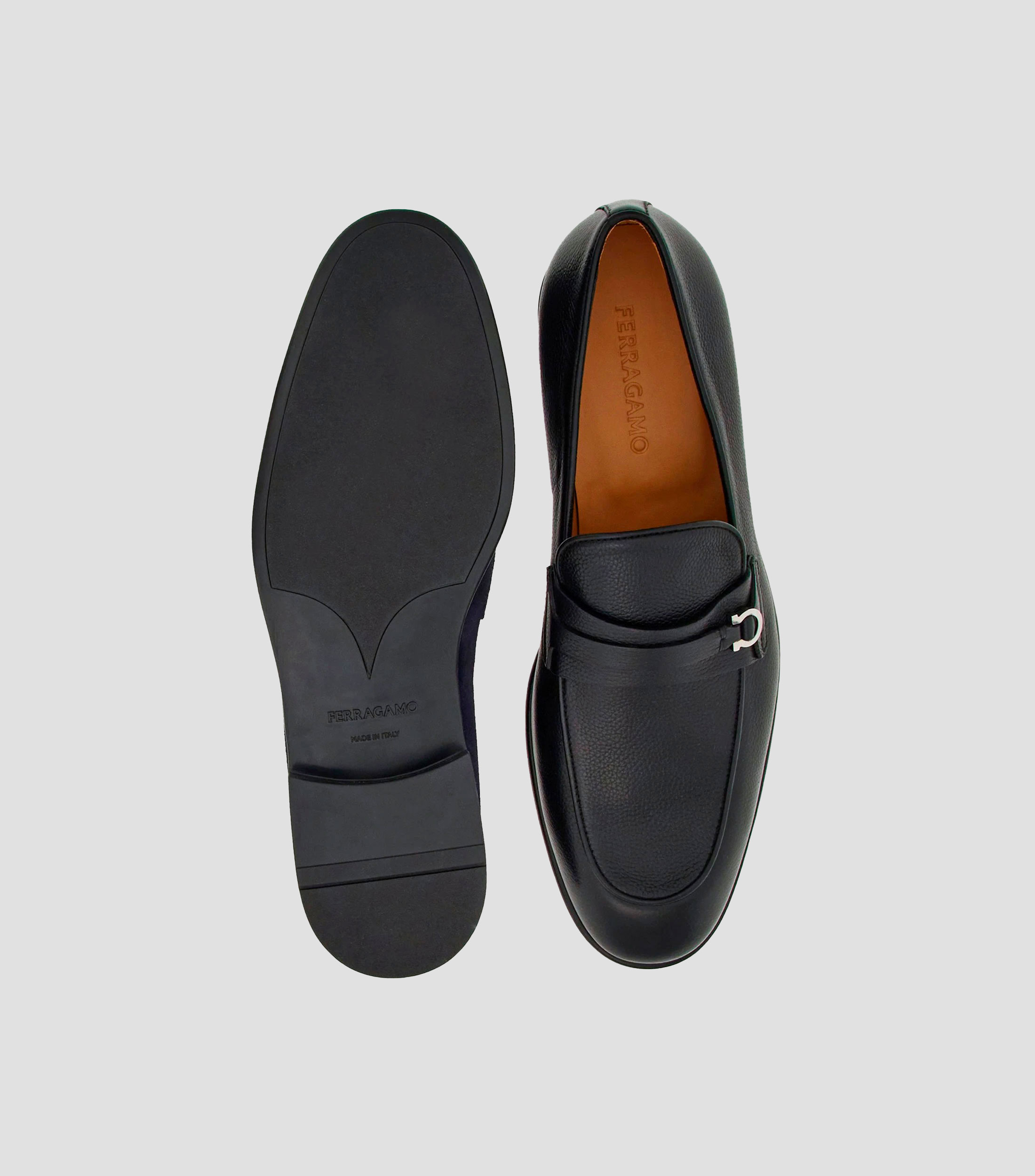 Mocasin con adorno Gancini Hombre