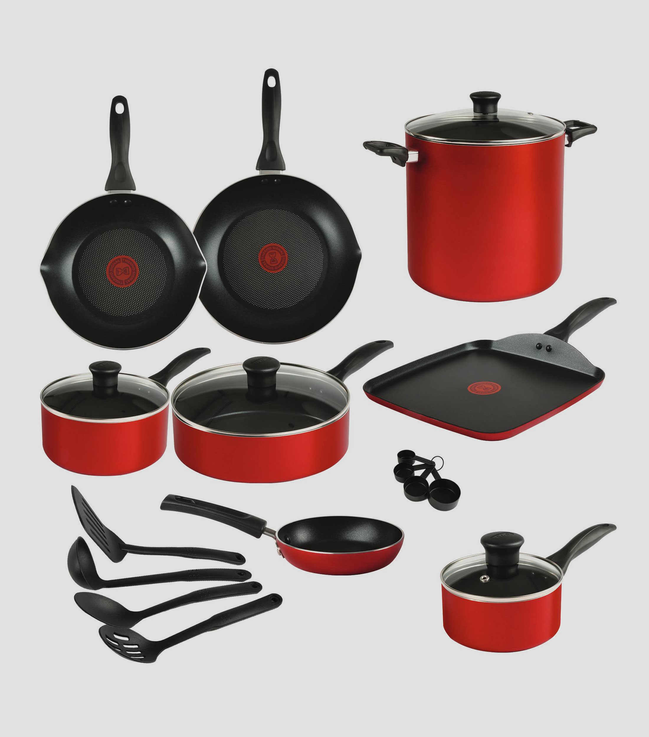 Bateria de cocina en aluminio 20 piezas