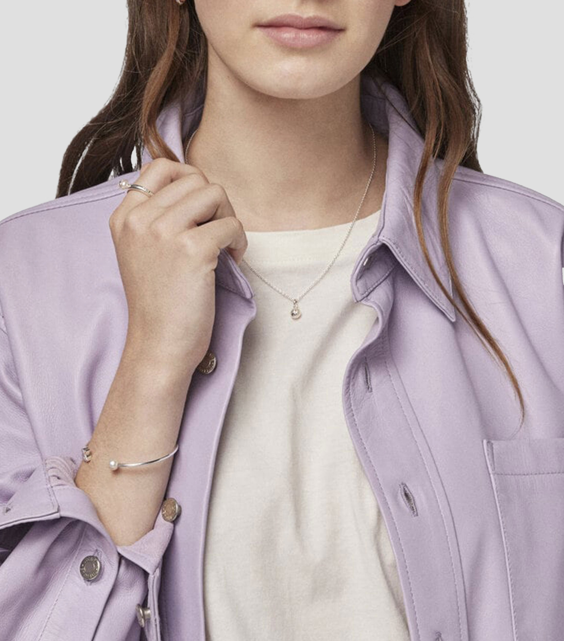 Collar en plata .925 con perla Icon Pearl Mujer
