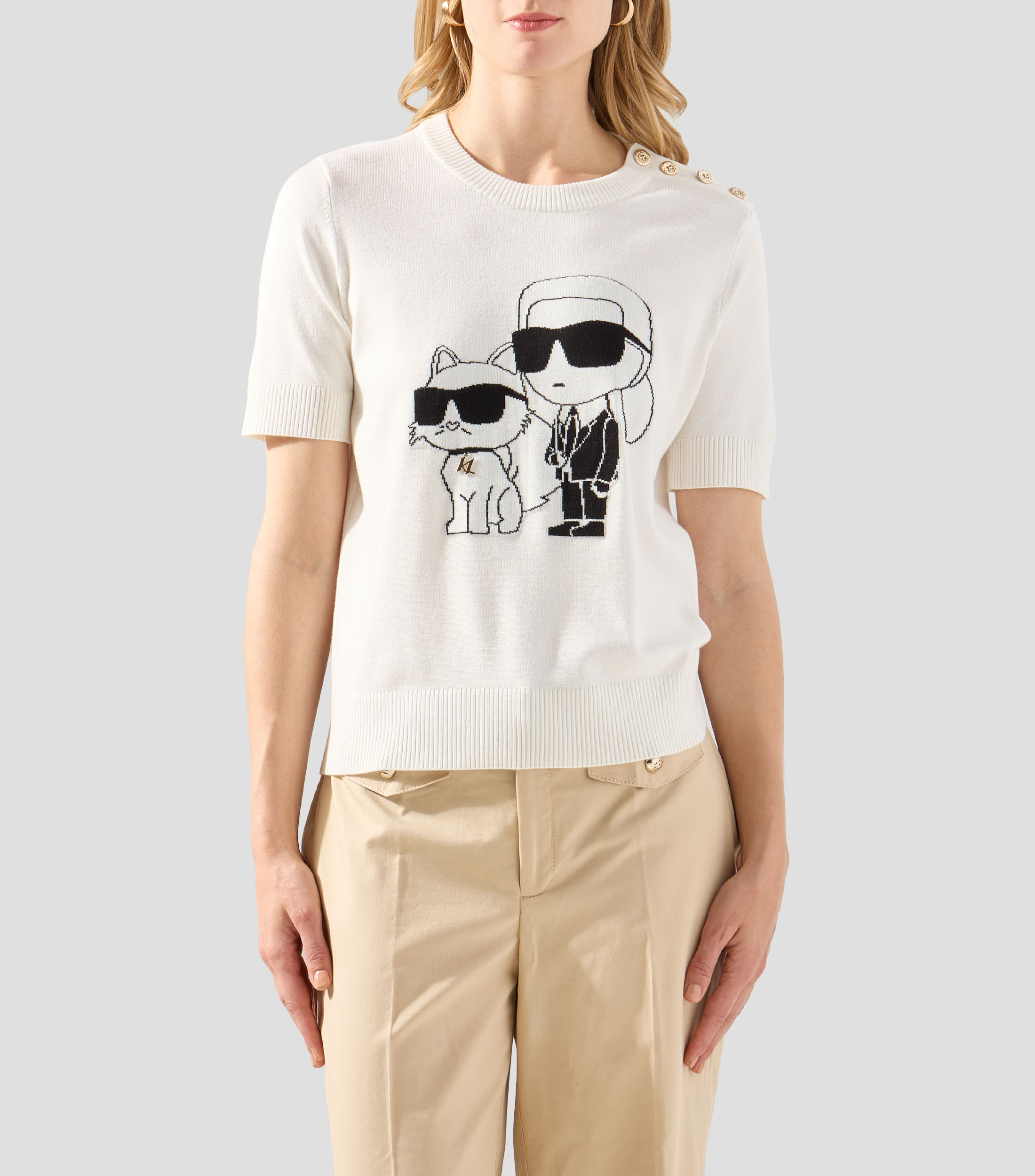 Blusa fantasía manga corta Mujer
