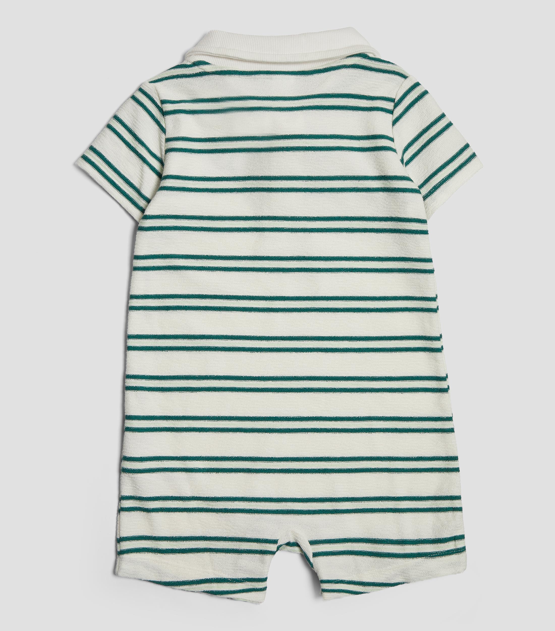 Romper corte regular con rayas Bebé