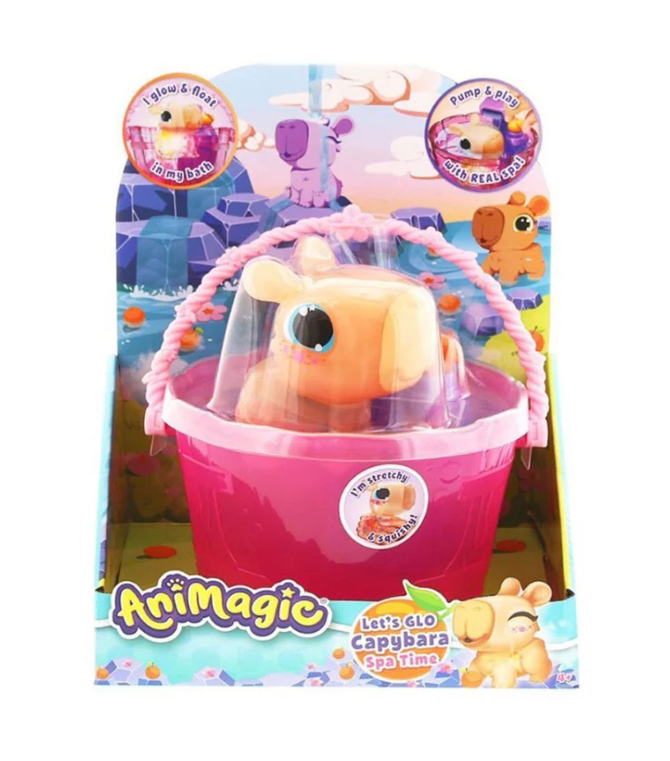 Playset, Animagic - Let's Glo Capybara: Spa Time