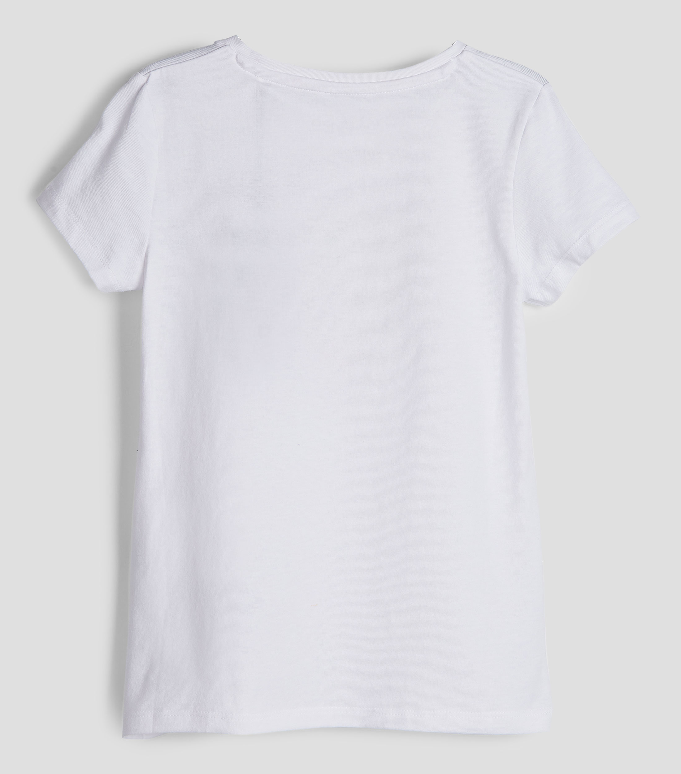 Playera con pedreria de fantasia manga corta Nina