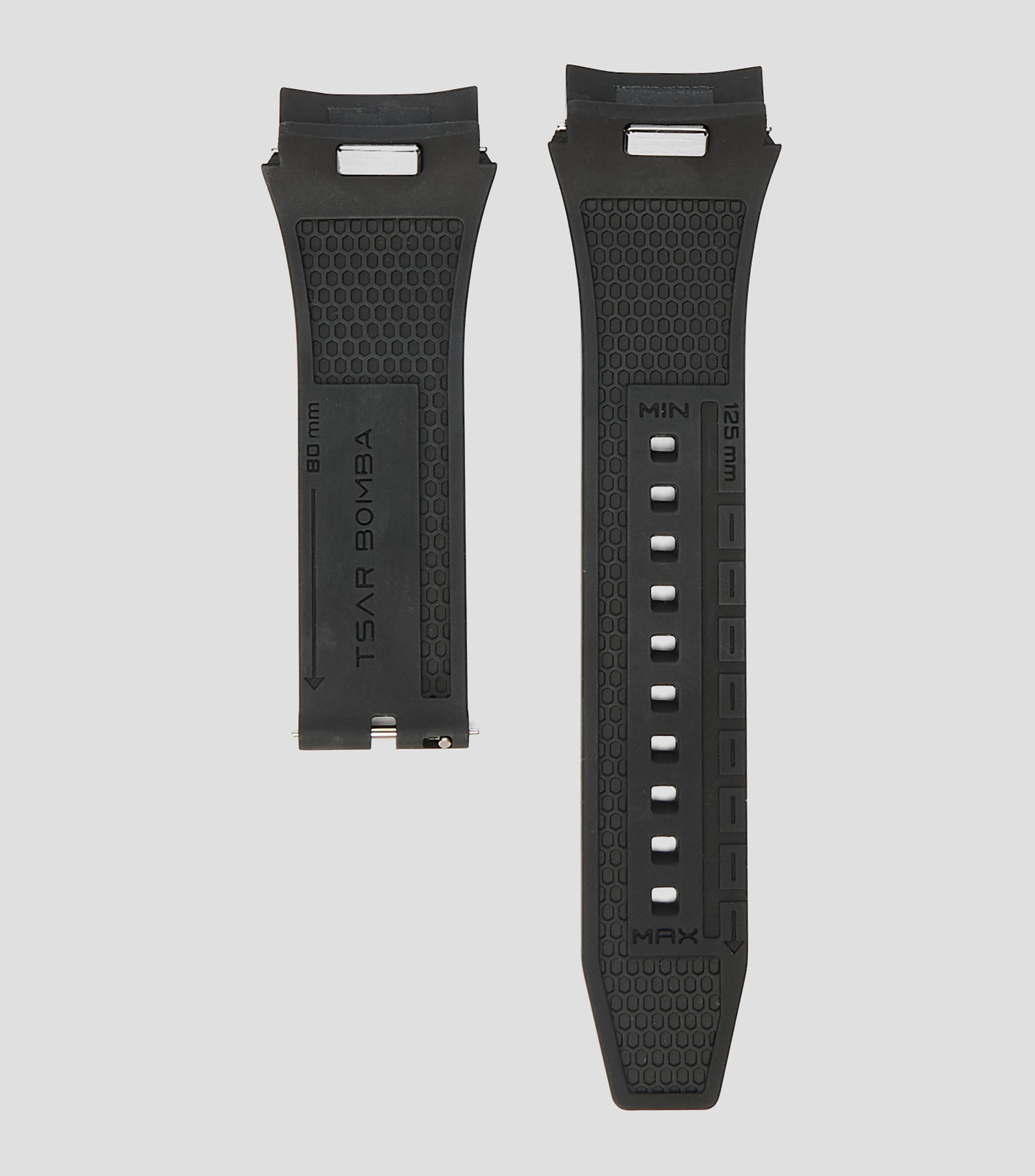 Extensible para reloj Dark Matter en caucho negro