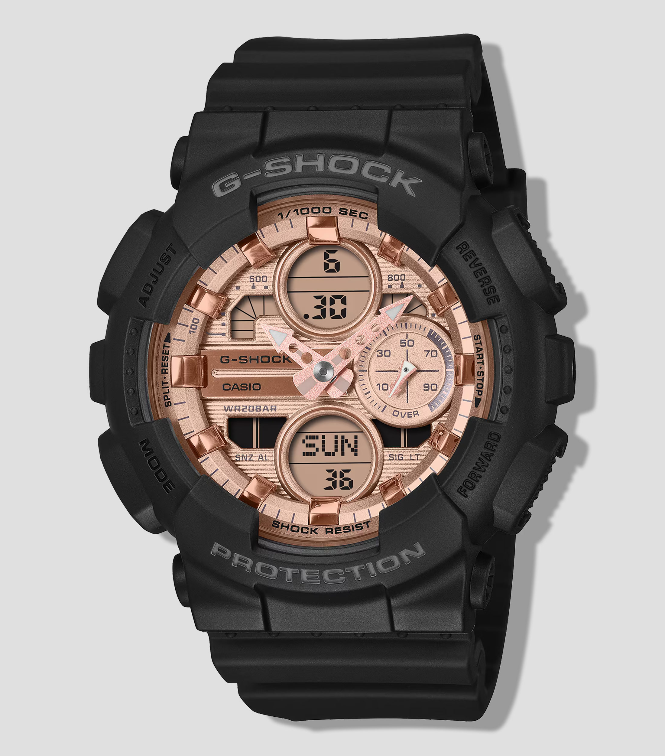 Reloj para Mujer G-SHOCK casual Oro Rosa, Negro