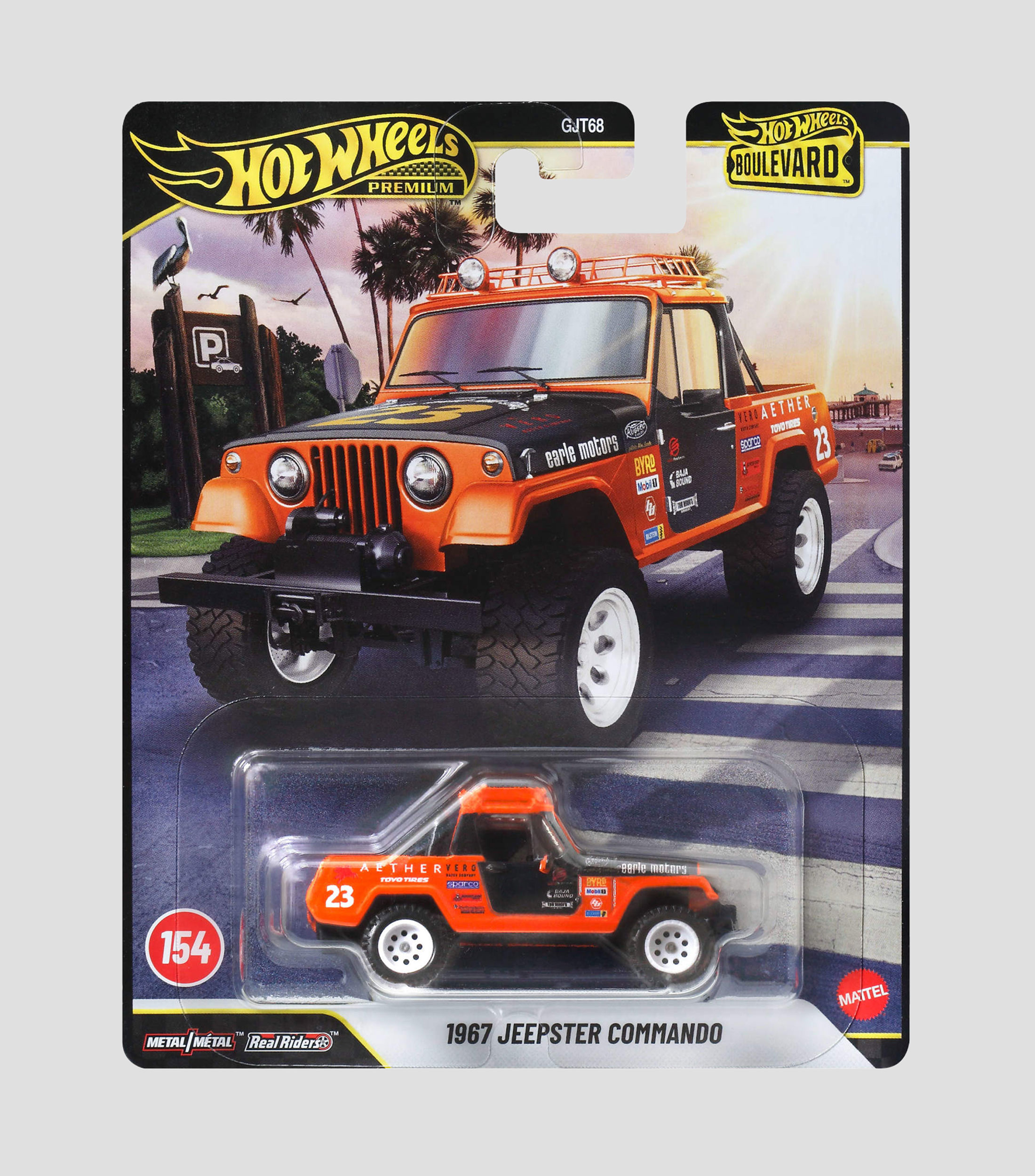 Vehículo 1967 Jeepster Commando, Todoterreno a escala 1:64