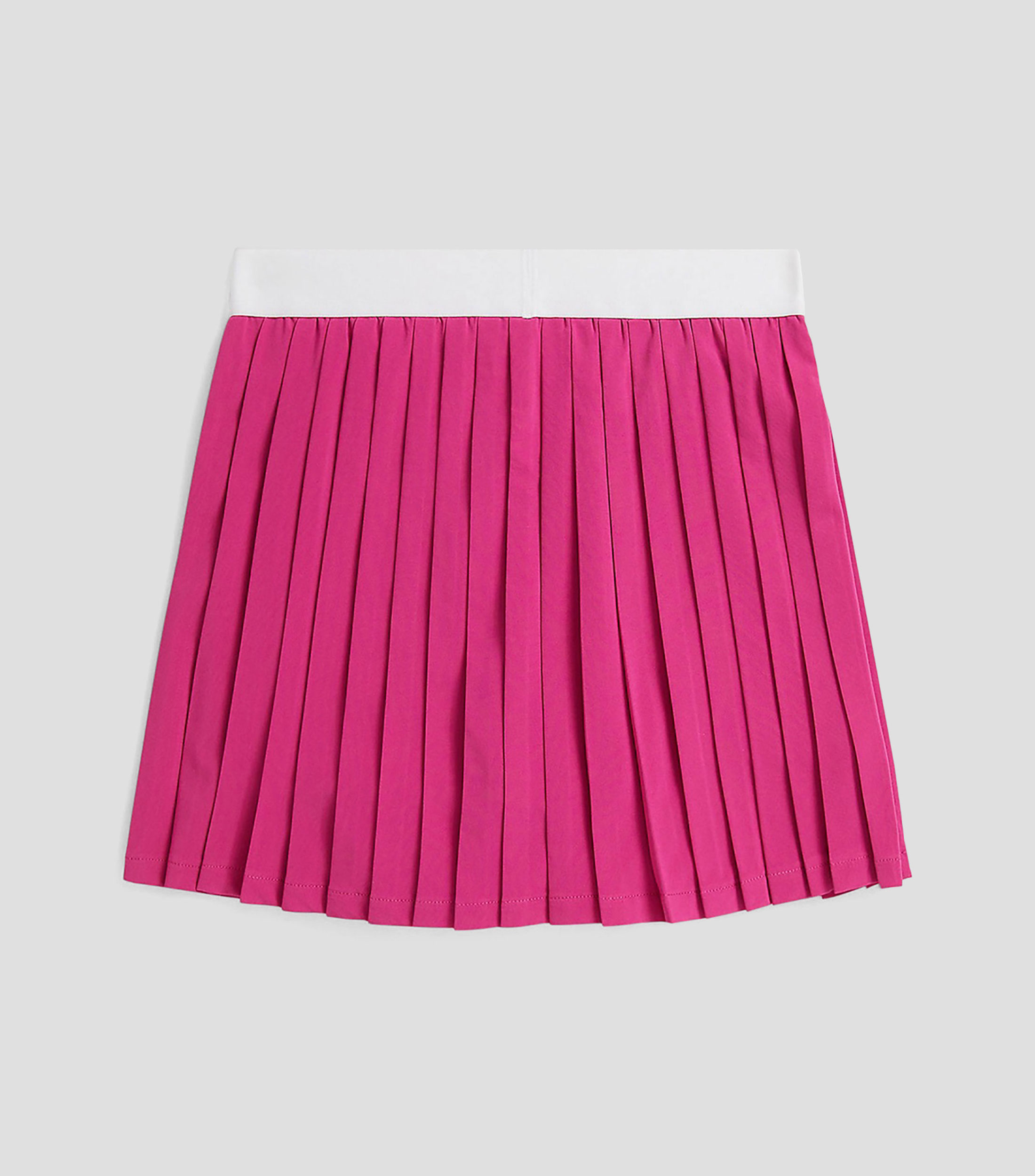 Falda corta de corte recto tableada liso Niña