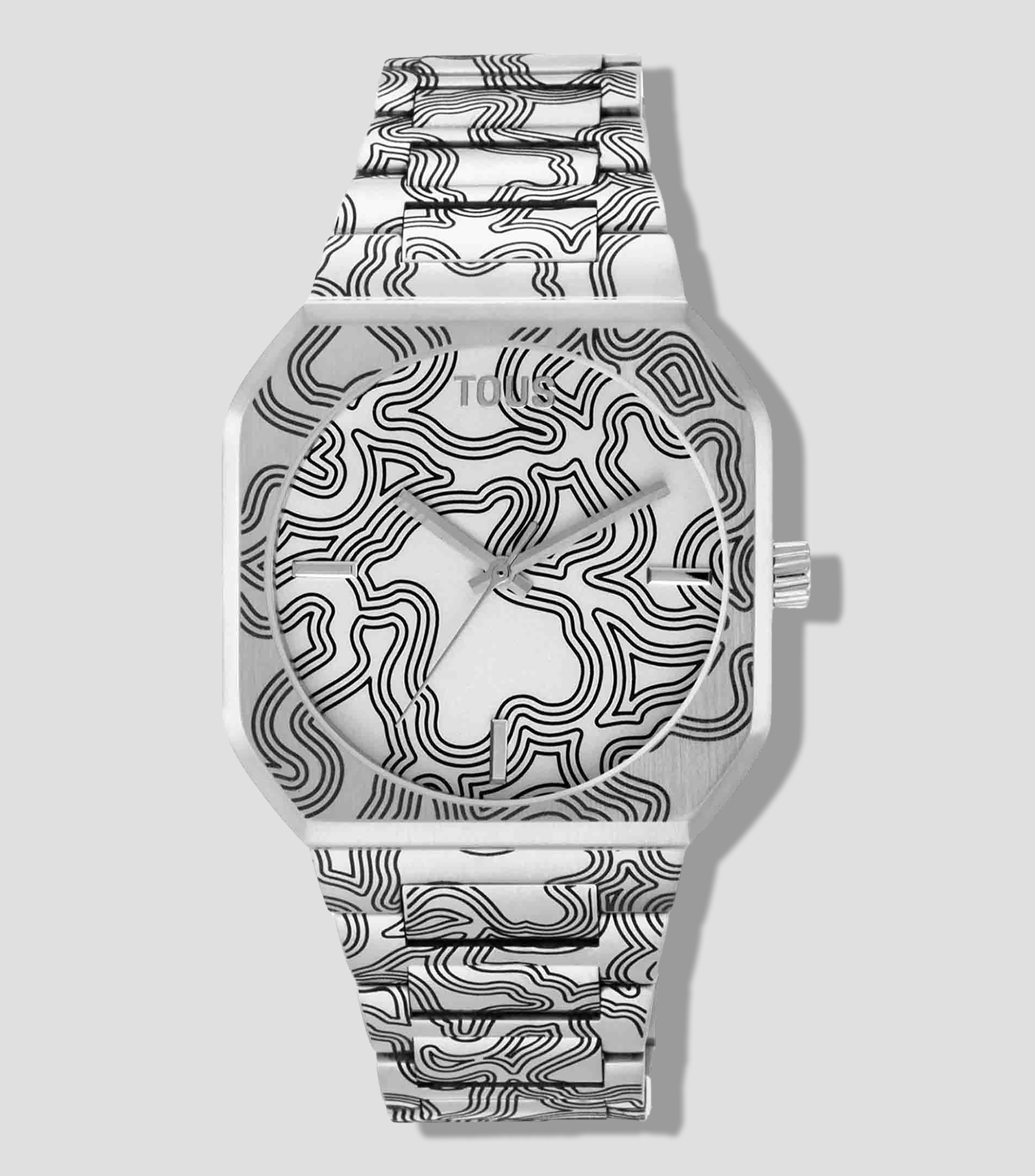 Reloj para Mujer Lit Casual Plateado