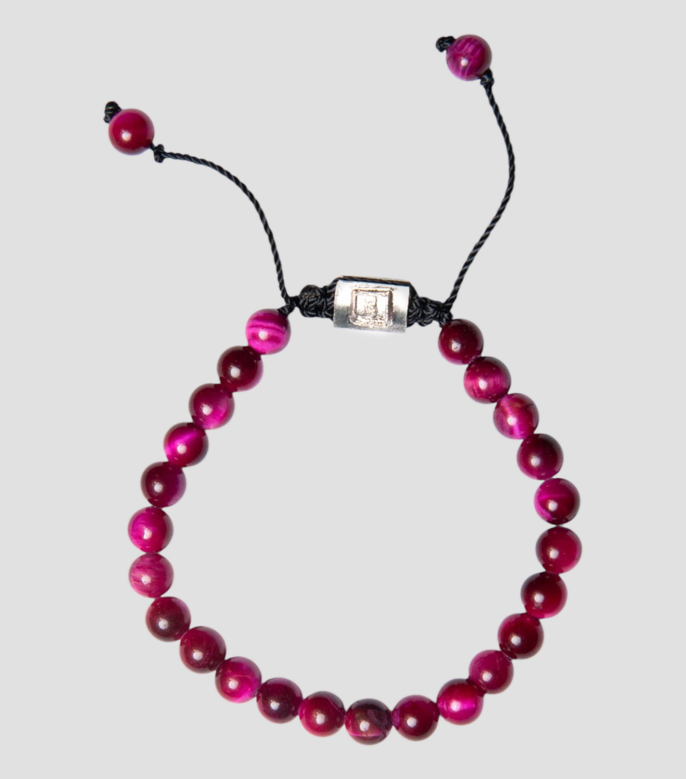 Brazalete con cuentas ojo de tigre Hombre
