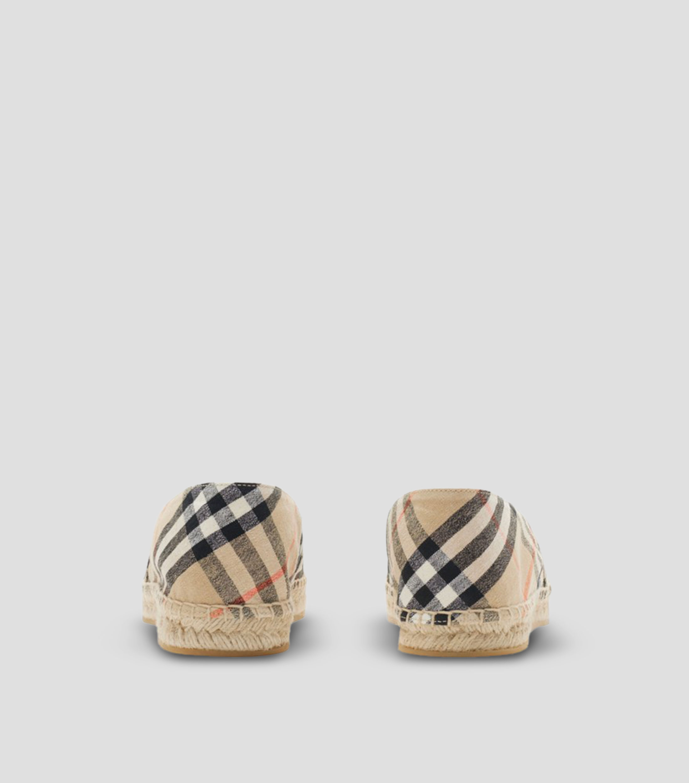 Alpargatas planas Mews Check Mujer