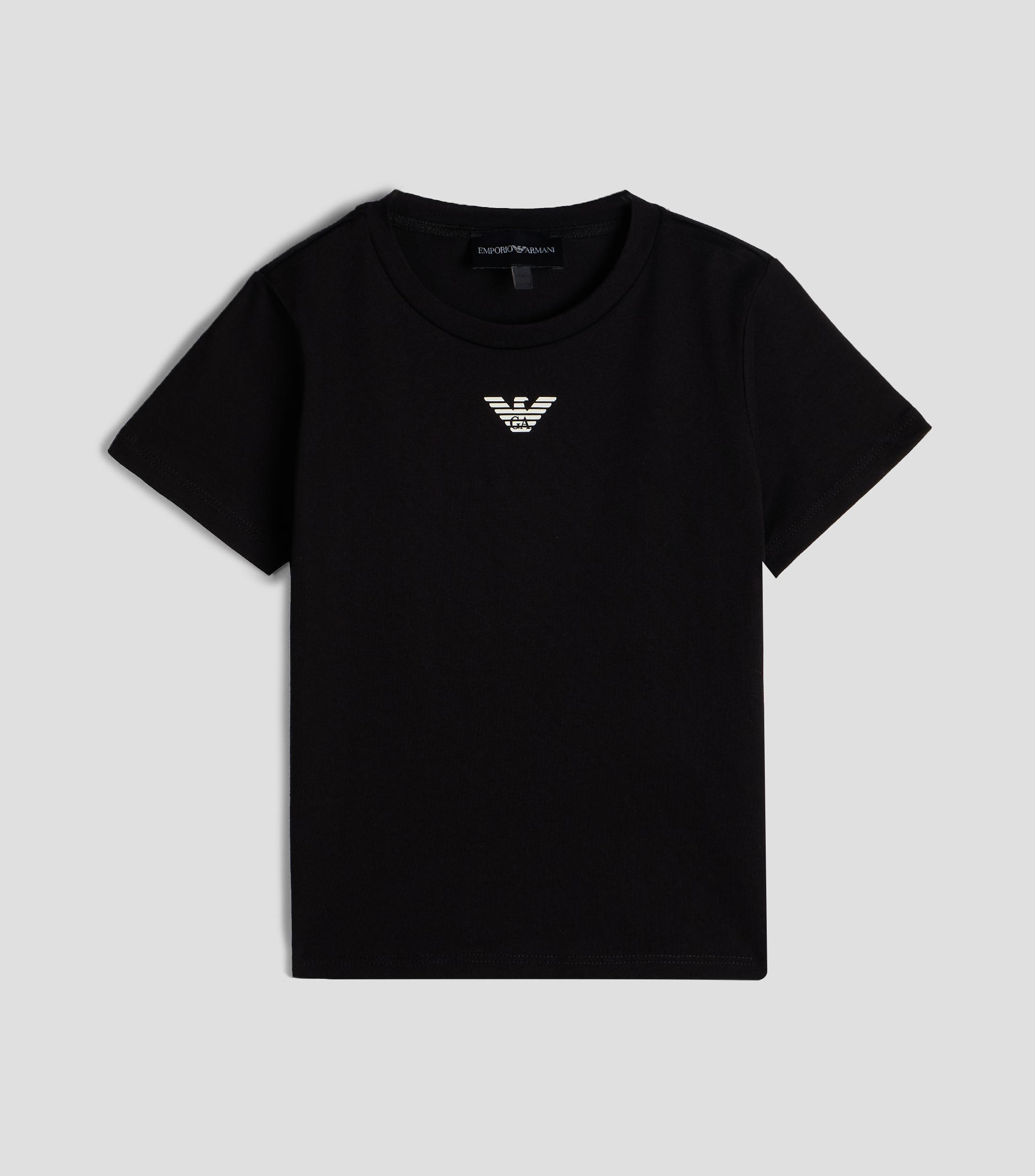 Playera de cuello redondo con manga corta estampada Niño