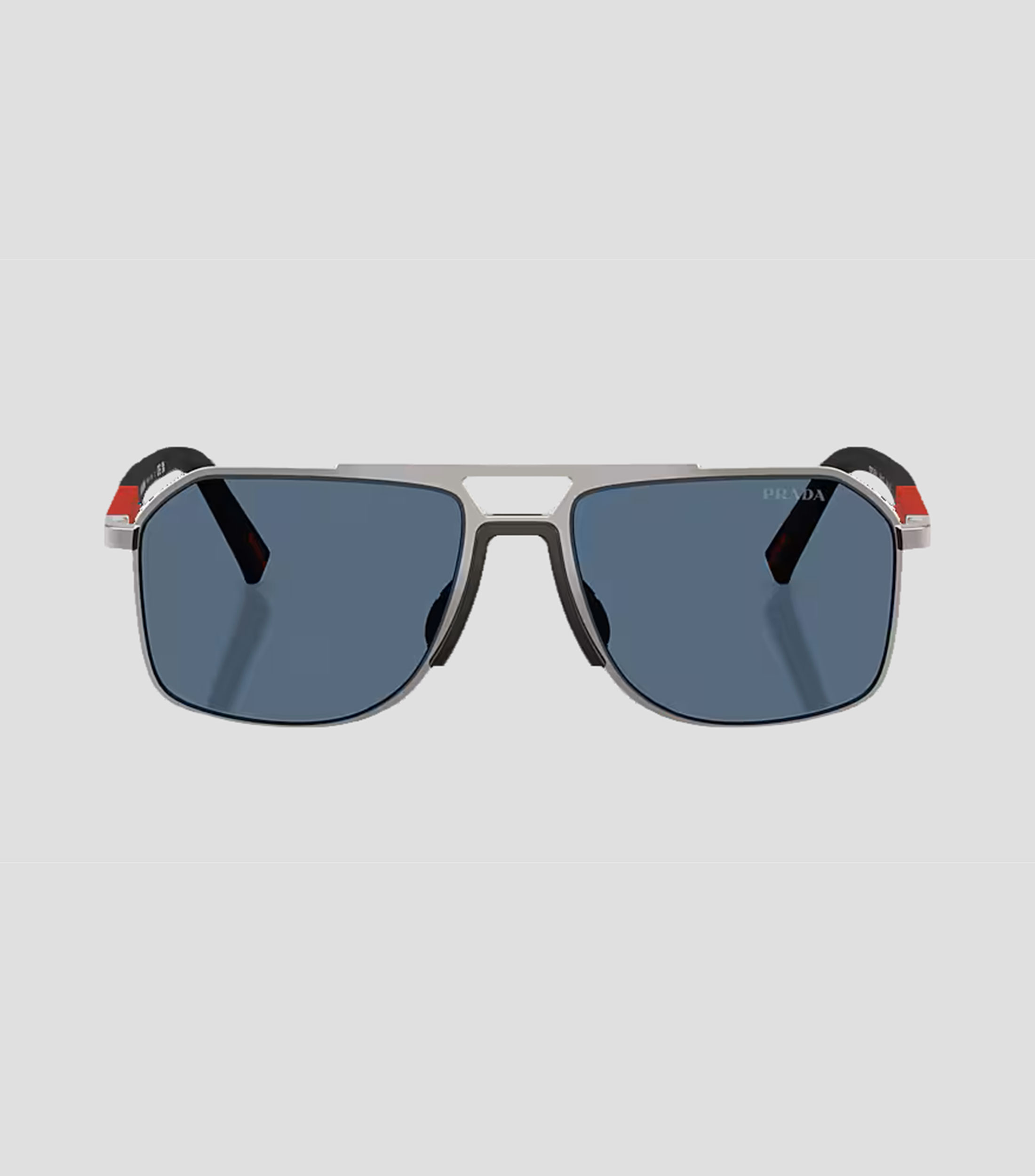 Lentes de sol aviador Linea Rossa gris plomo Unisex