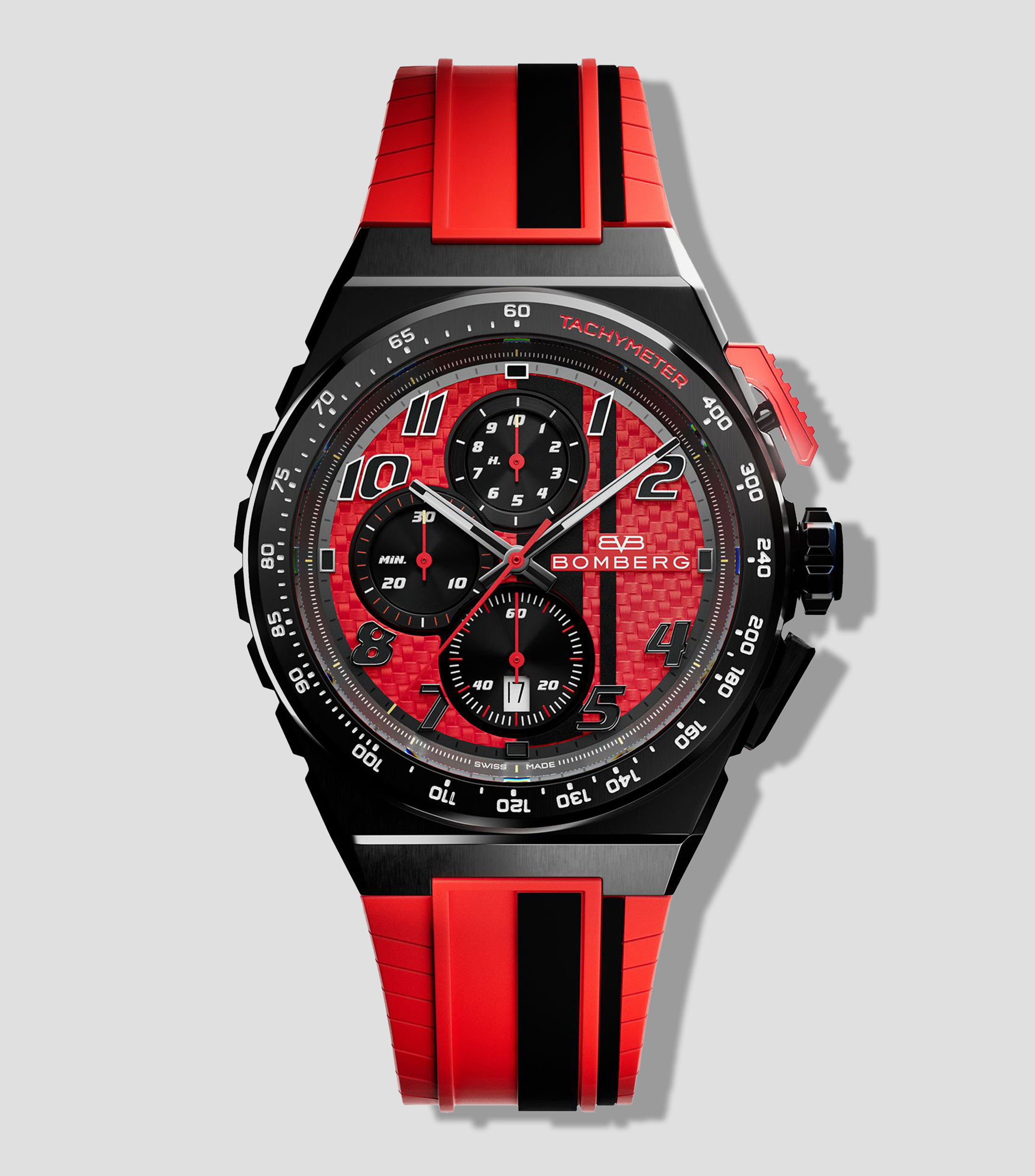 Reloj para Hombre Apex Carbon MZ Casual Rojo