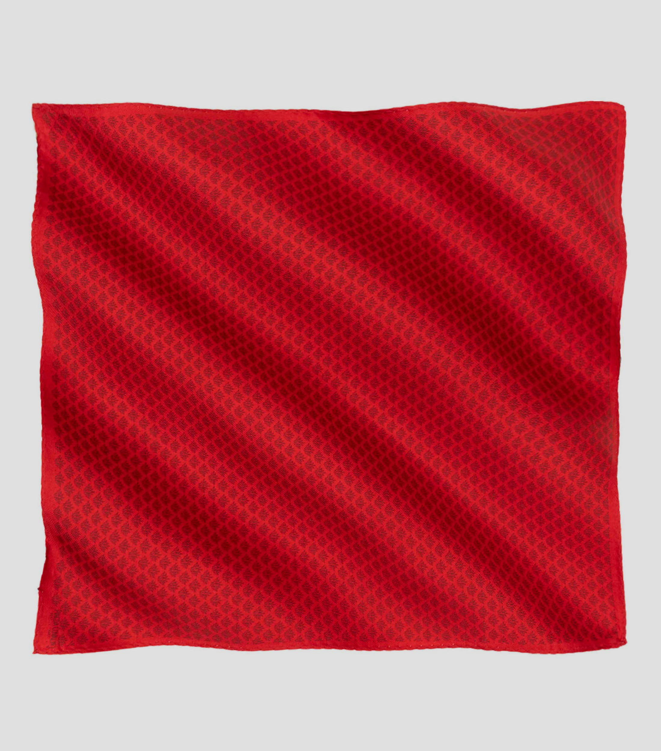 Pañuelo de seda rojo Campo Agaves Hombre