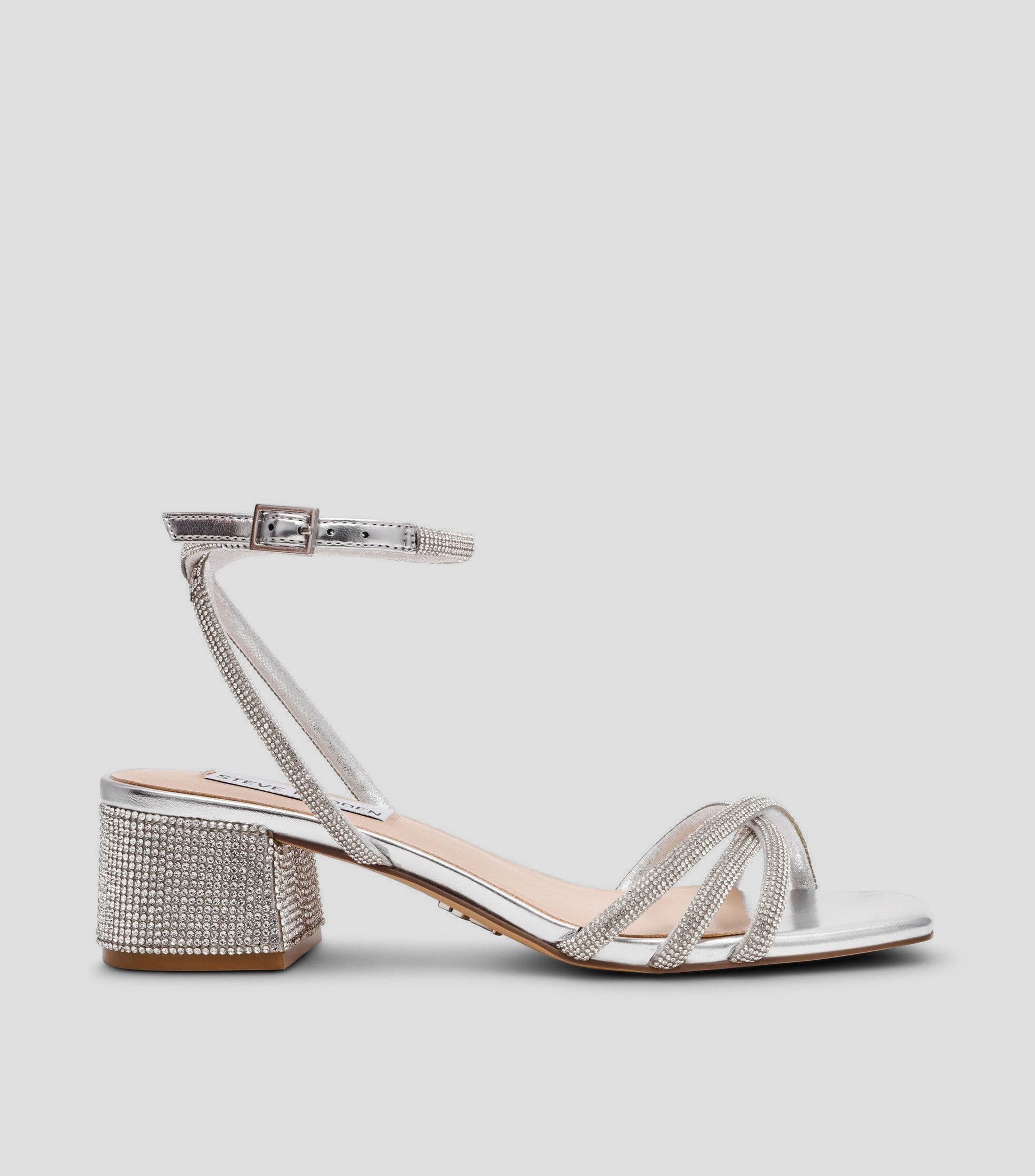 Sandalias con tacón bajo cuadrado Cerena Mujer