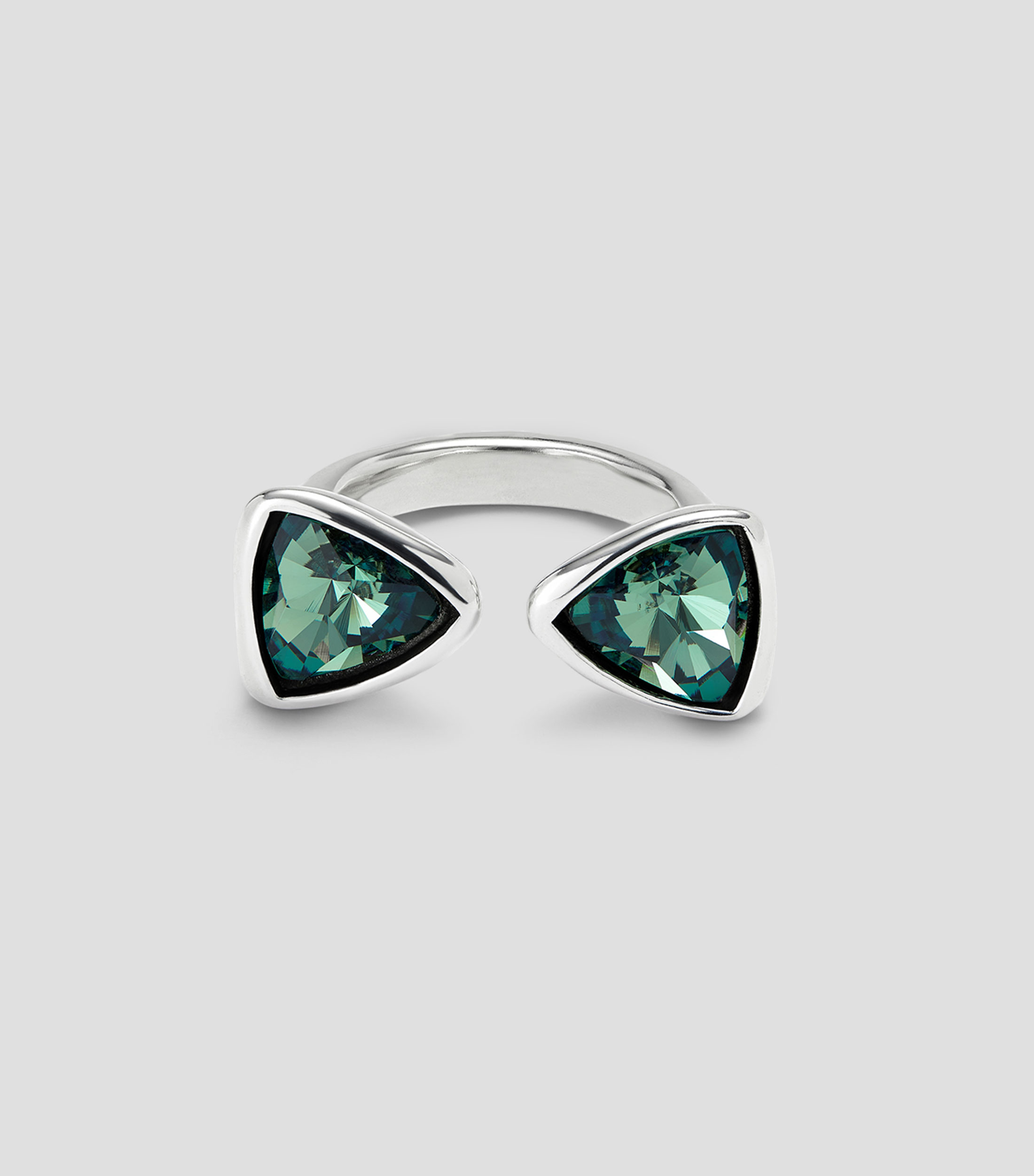 Anillo con triángulos Mujer