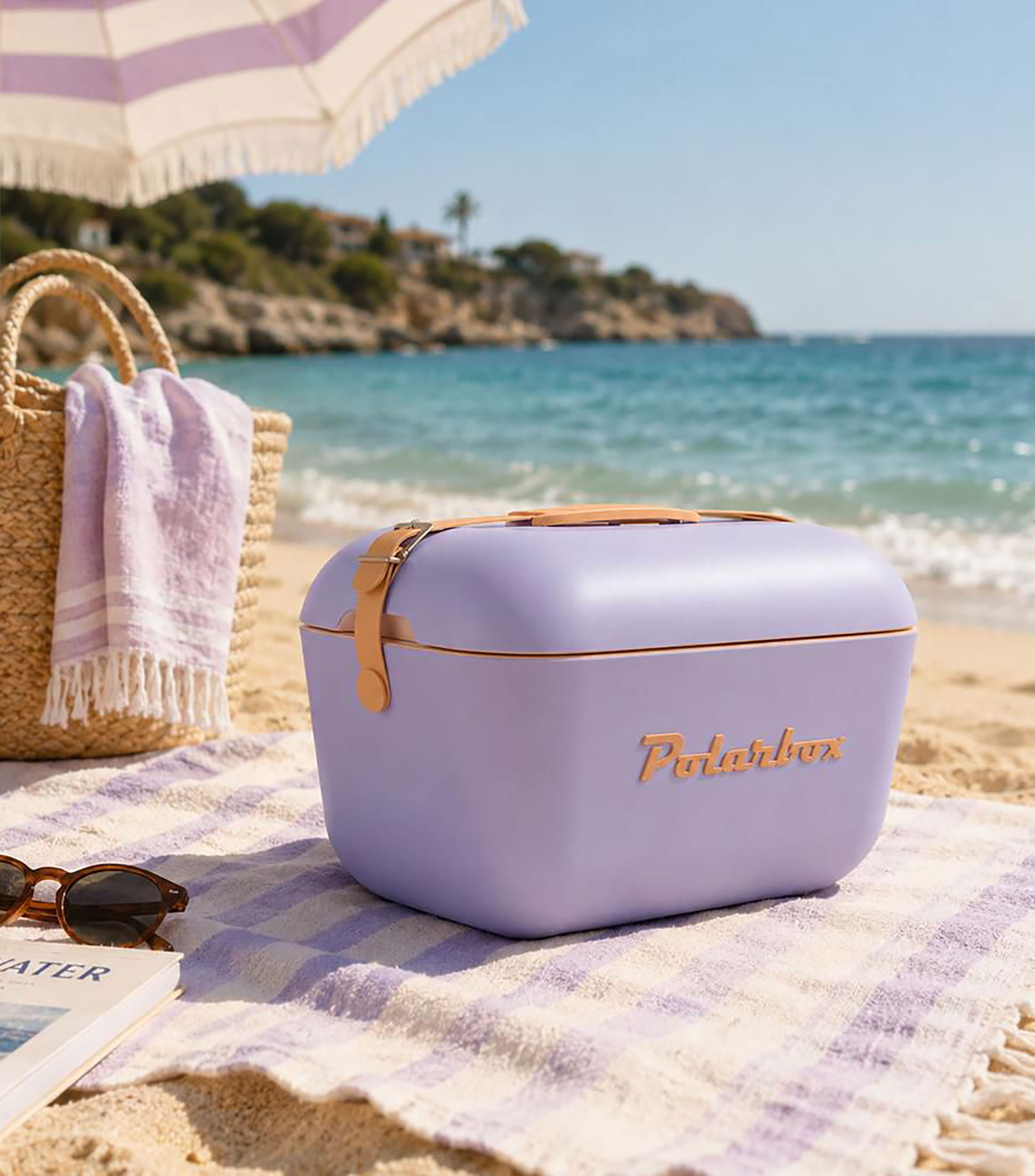 Hielera Portátil Malva y Naranja Pop 20 L