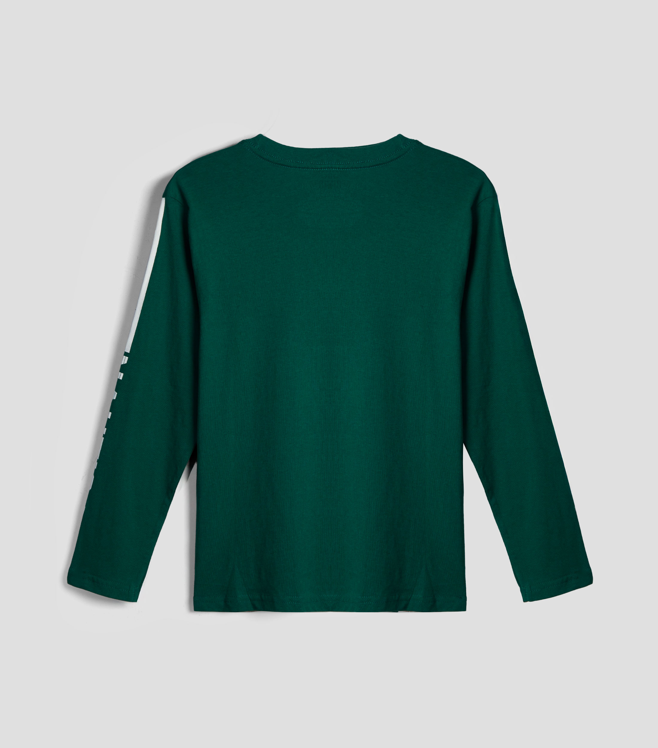 Playera cuello redondo manga larga lisa Niño
