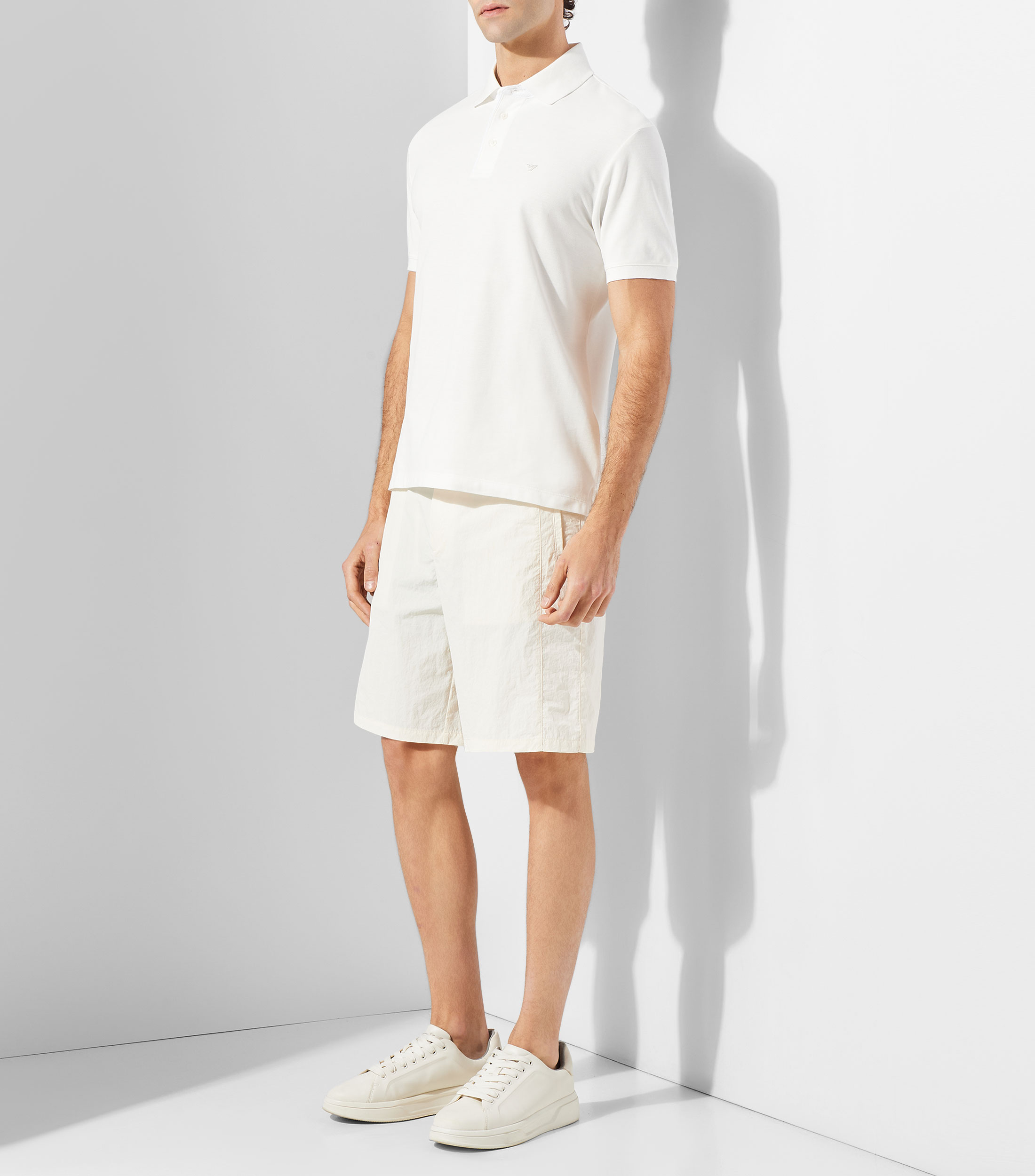 Playera tipo polo manga corta lisa Hombre