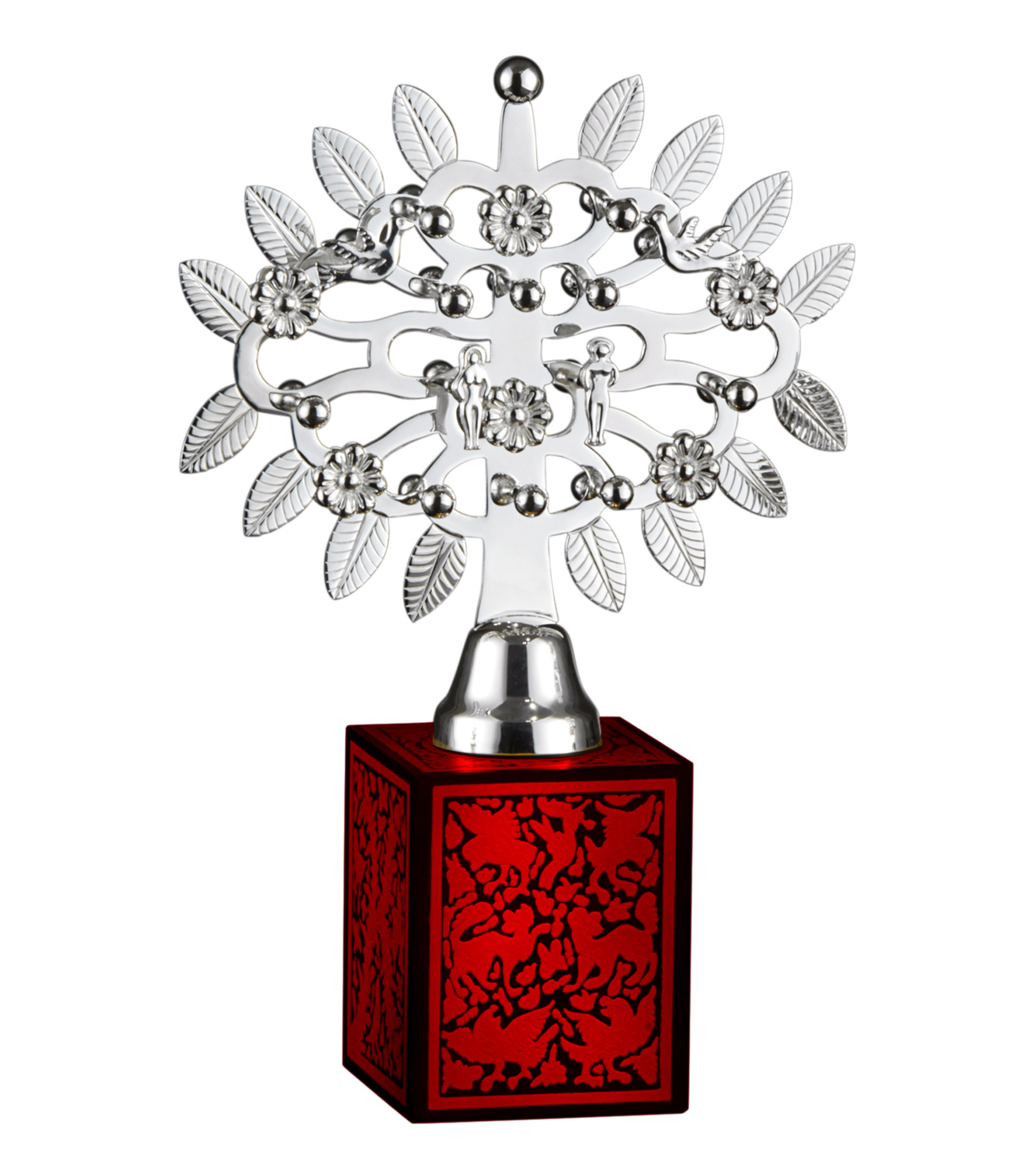 Arbol De Vida Chico Base Rojo