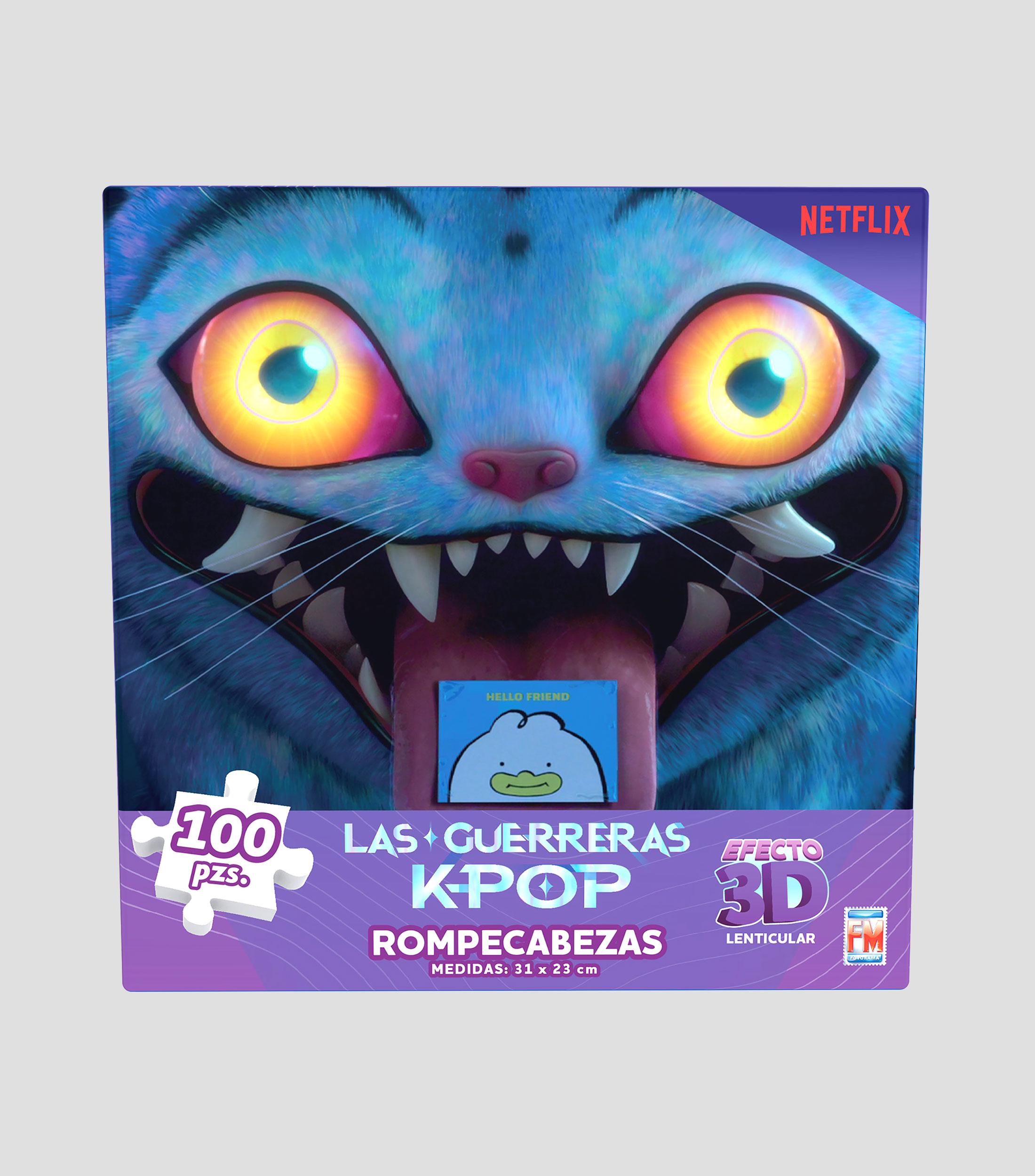 Rompecabezas Lenticular 3D KPop Demon Hunters 100 Piezas