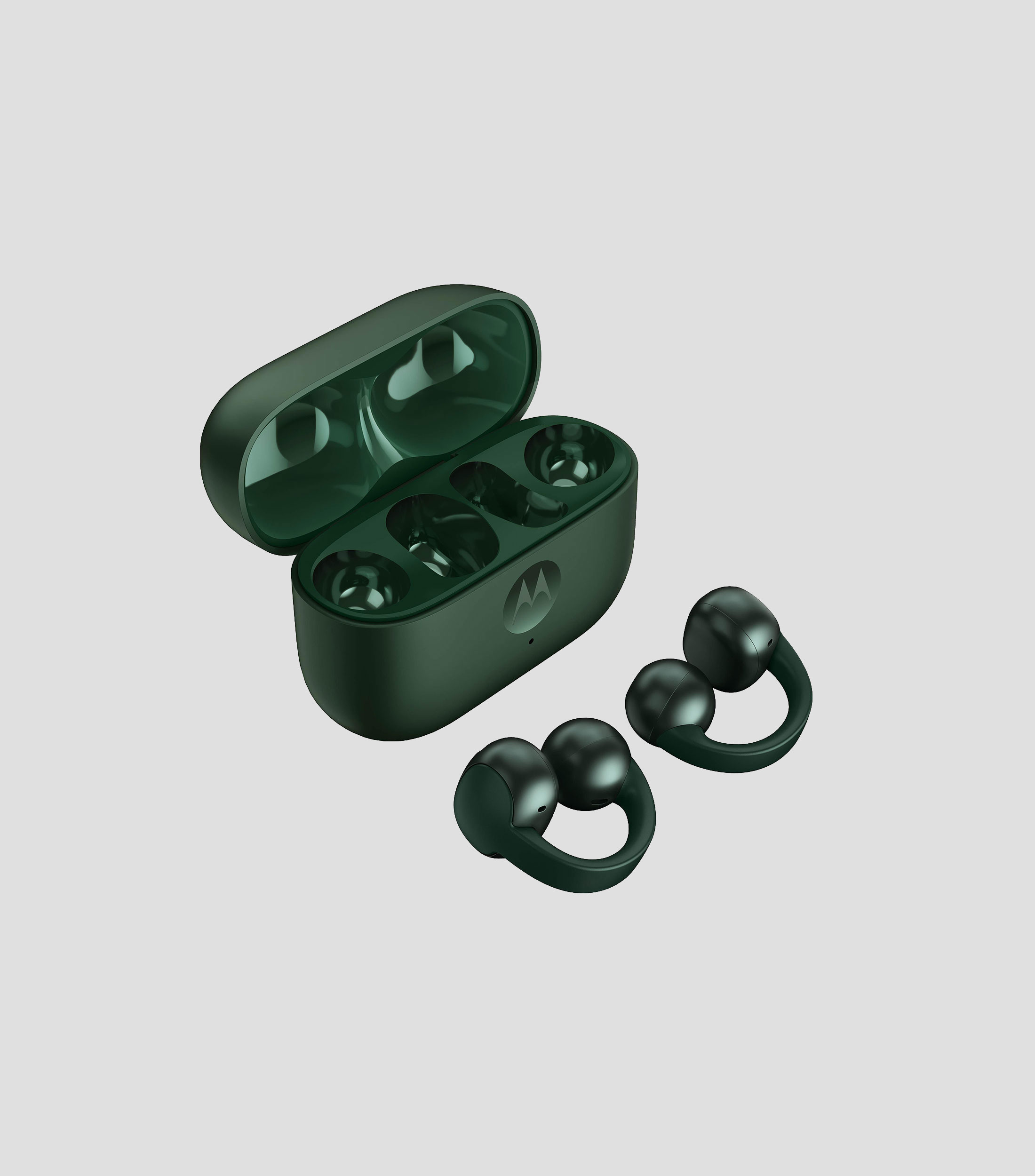 Audifonos Inalambricos bluetooth Moto Buds Loop, verdes