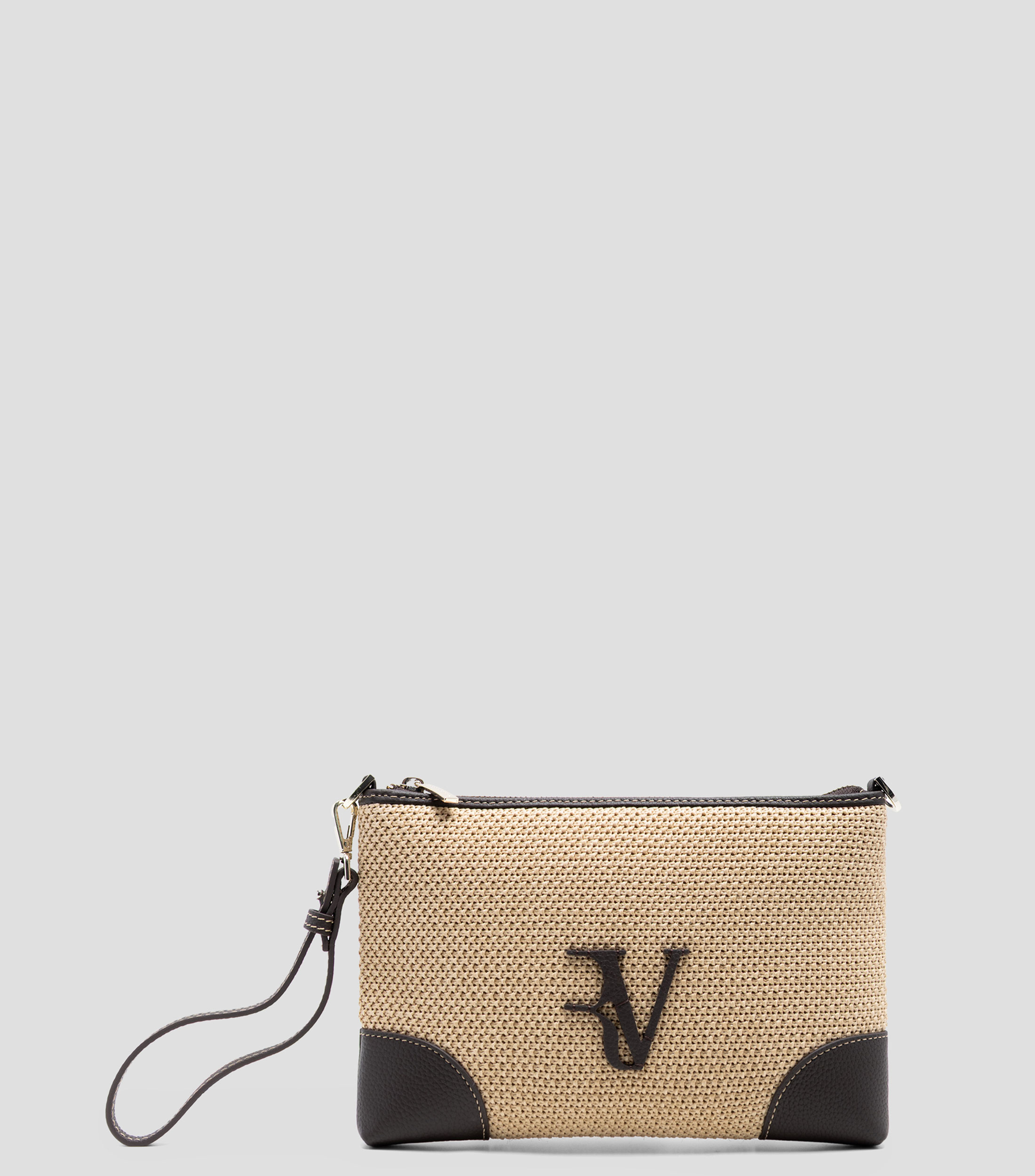 Bolsa messenger beige Vera lisa Mujer