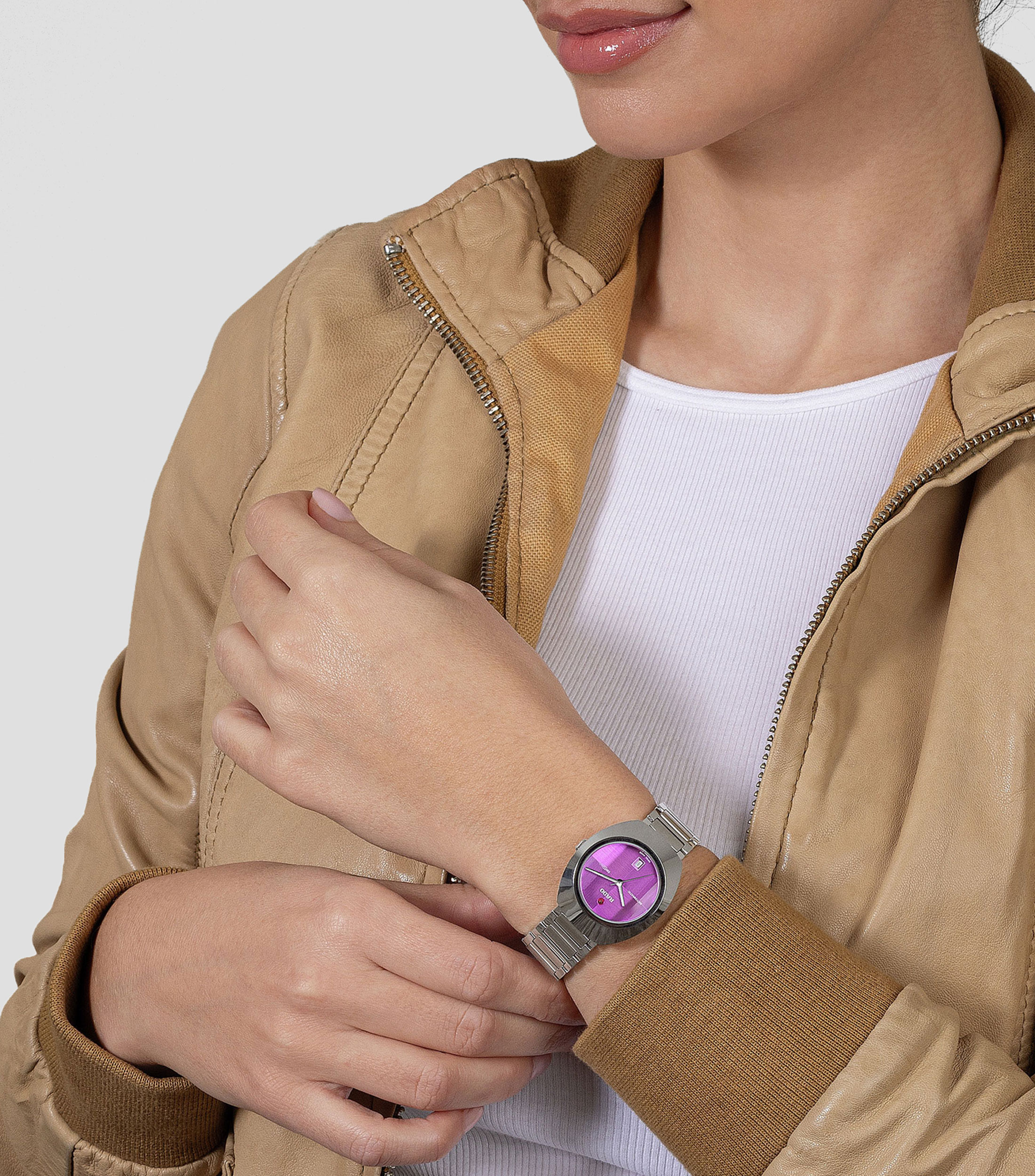 Reloj para mujer DiaStar Original Casual Plateado