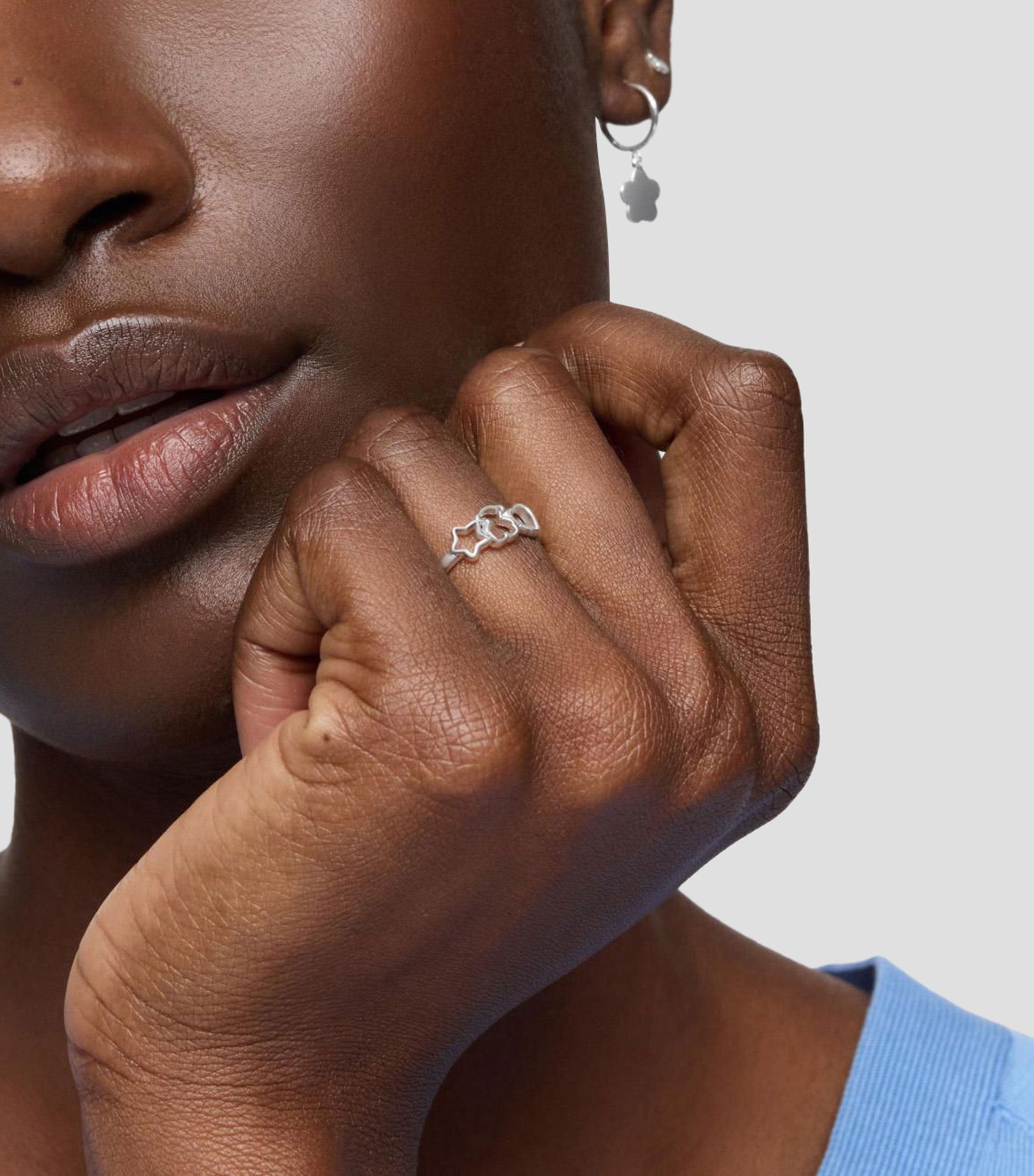 Anillo Tous Motivos en plata Mujer