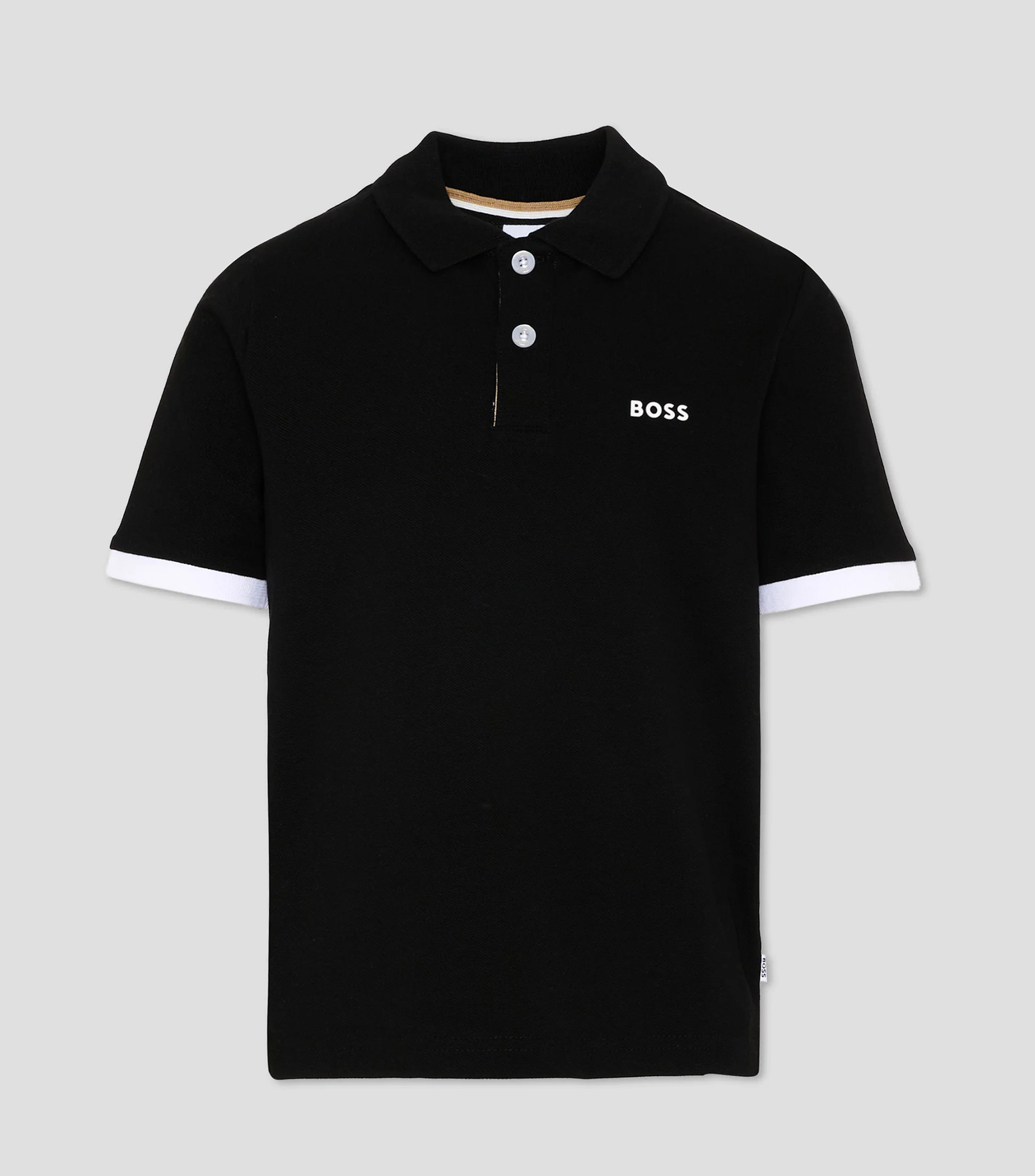 Playera tipo polo manga corta lisa Niño