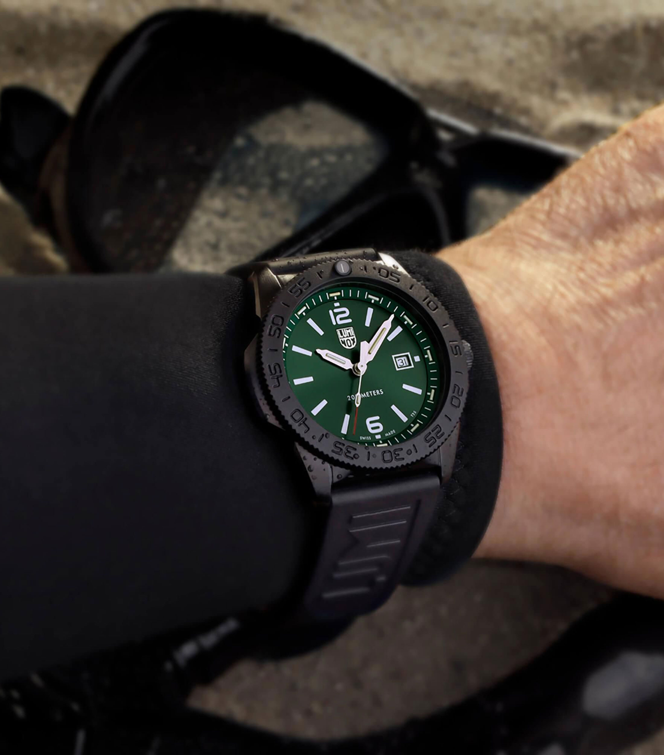 Reloj para Hombre Pacific Diver casual, negro