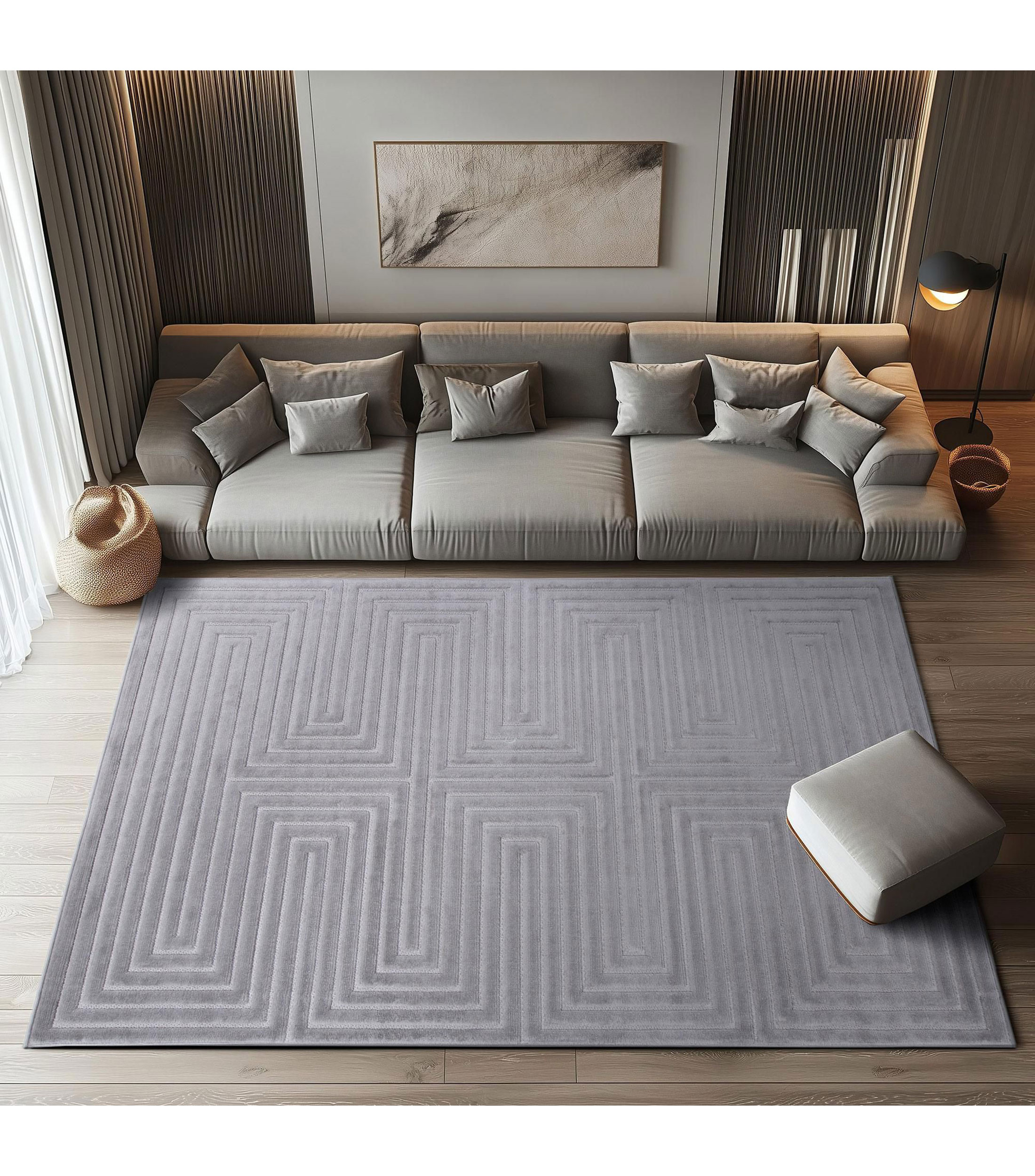 Tapete decorativo Altima en polipropileno 180 x 120 cm