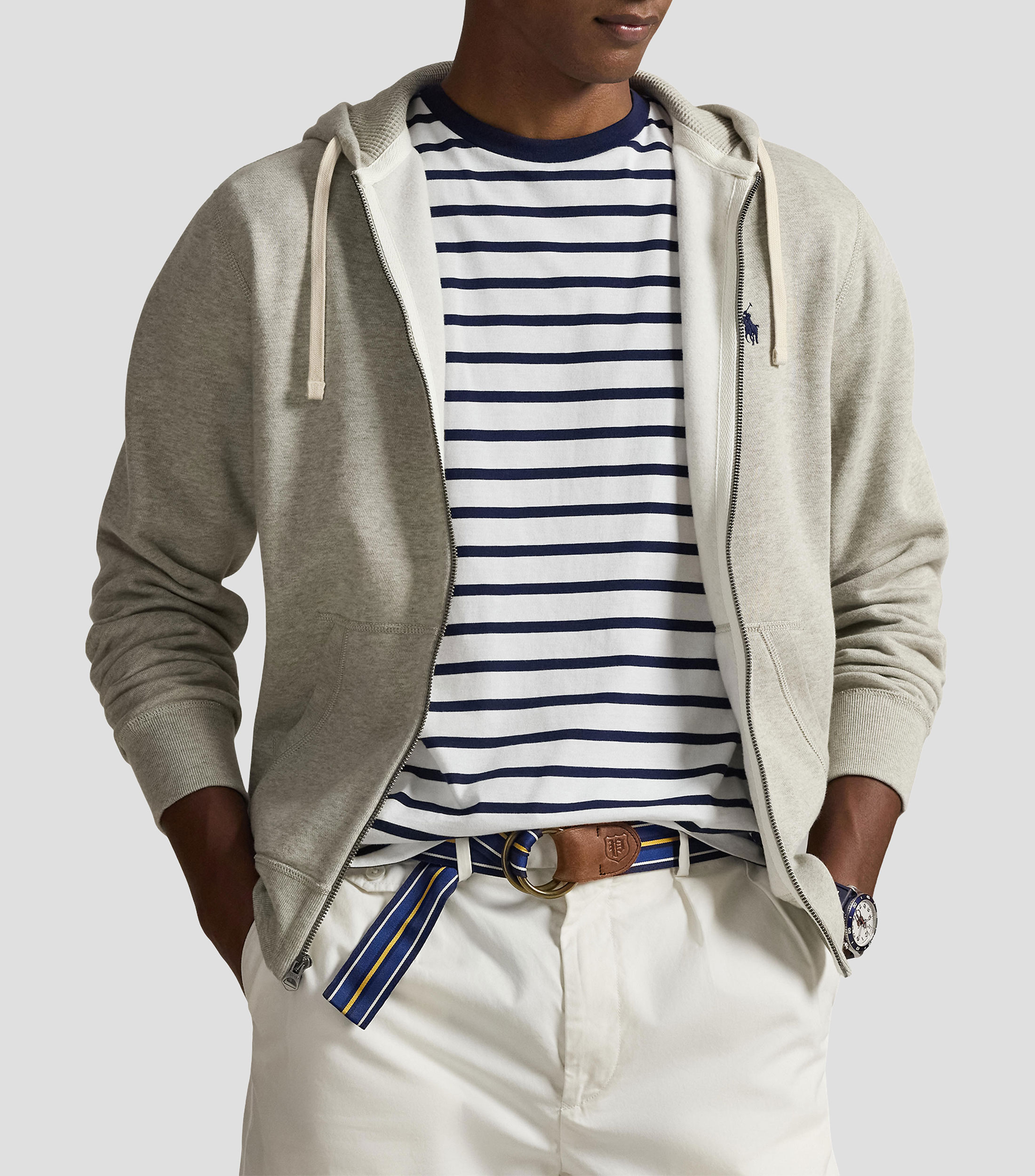 Sudadera con cierre y capucha Hombre