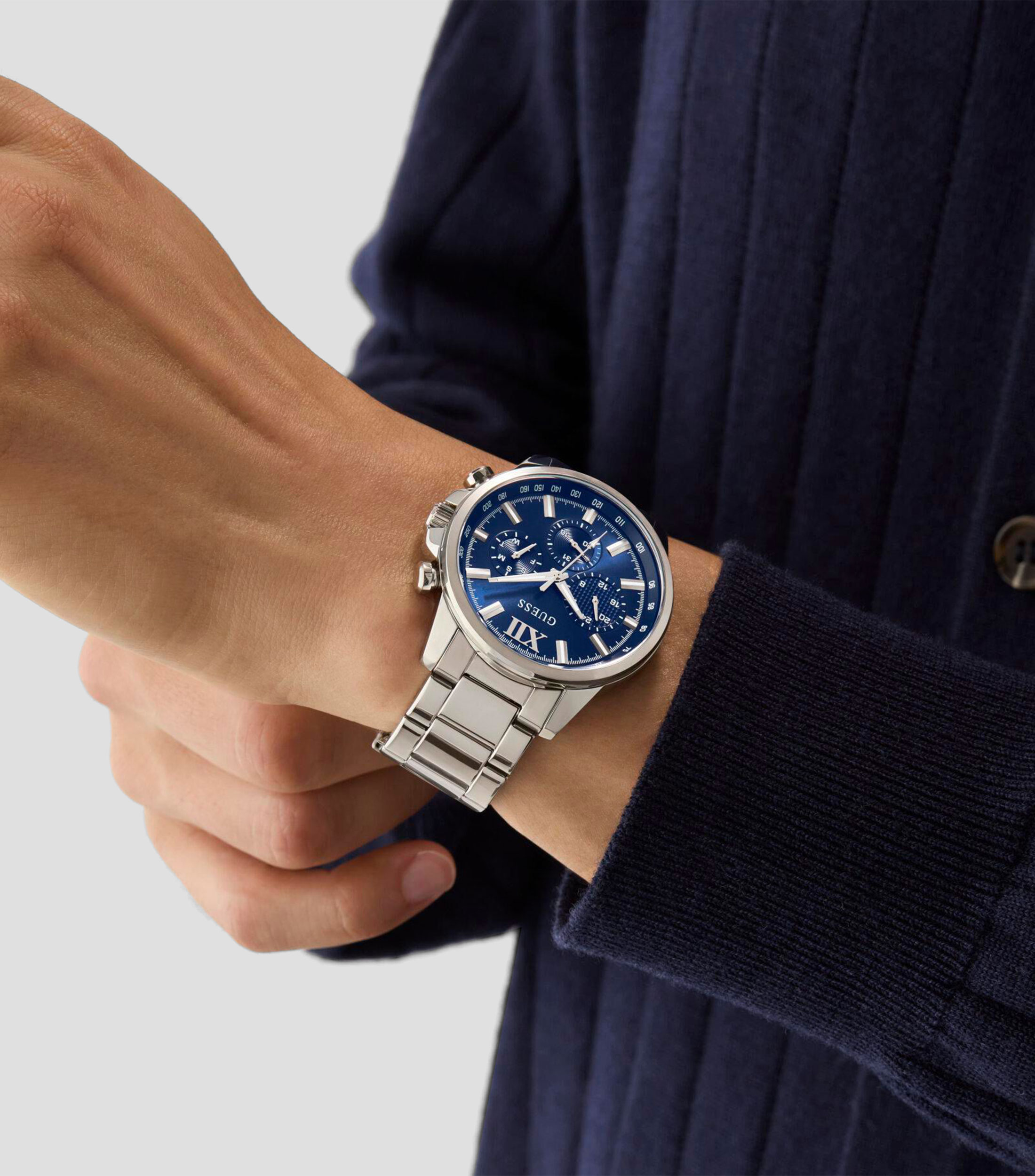 Reloj para Hombre Casual Plateado