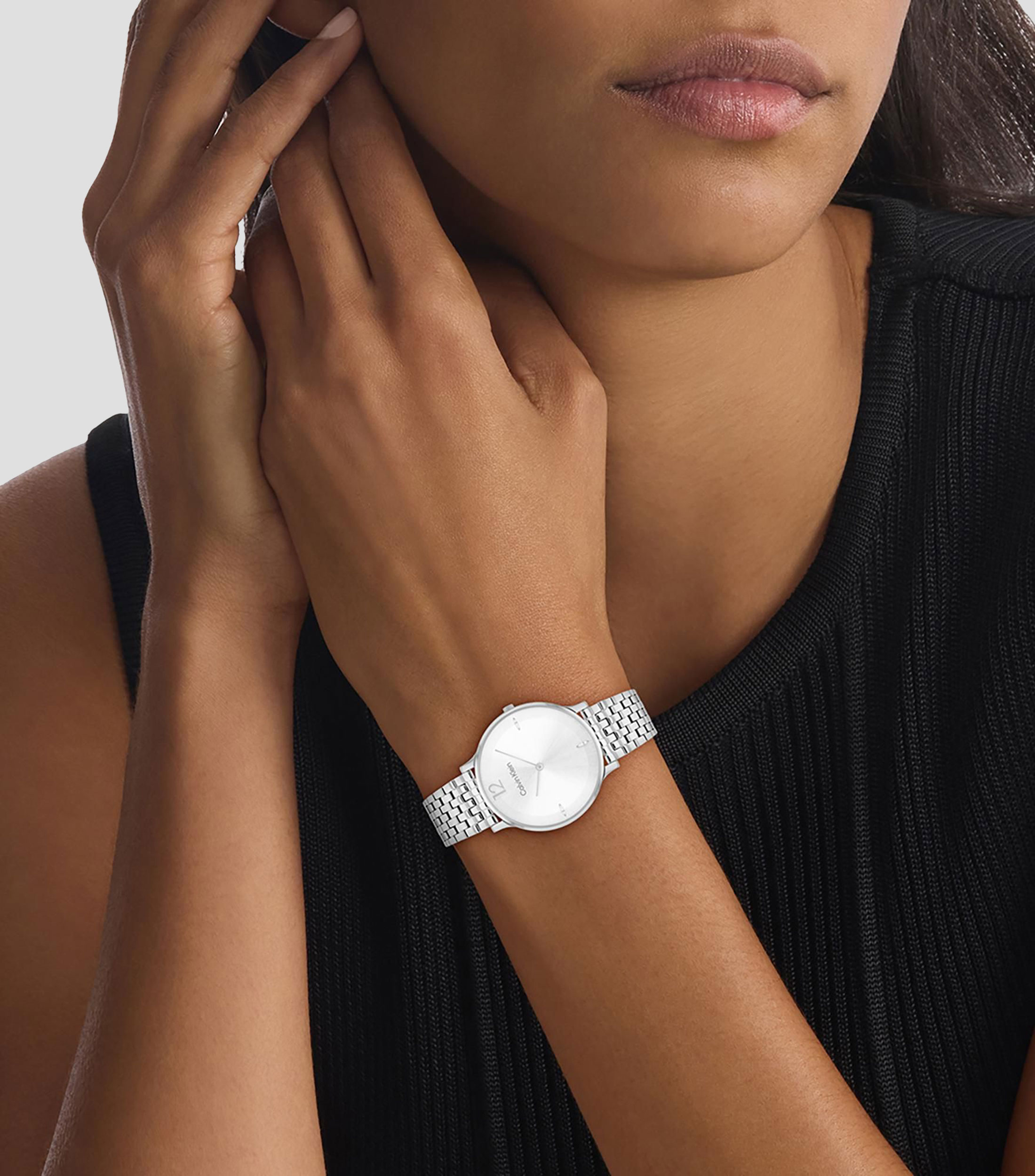 Reloj para mujer Luxe Casual, Plateado