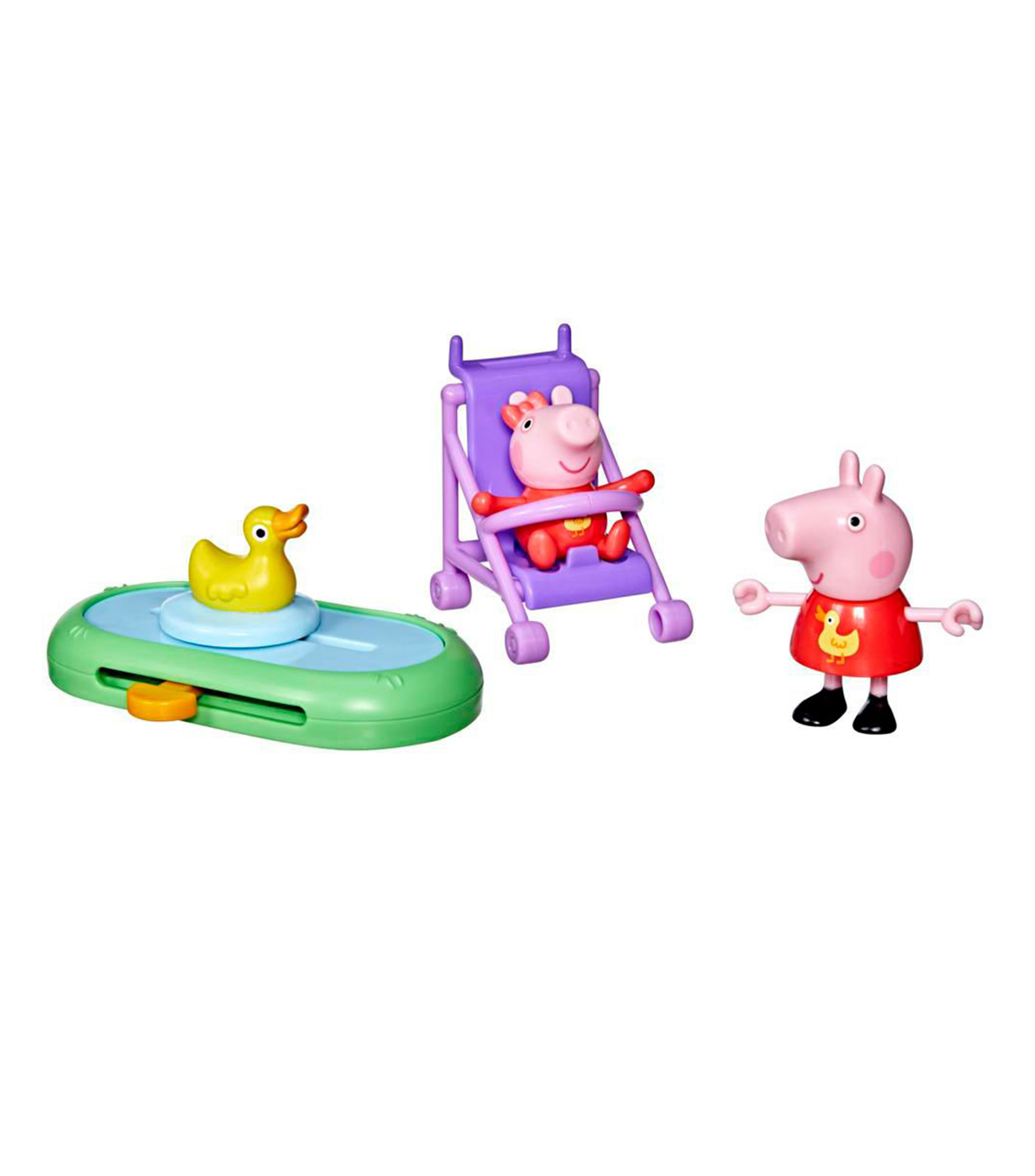 Peppa Pig Set de juego Peppa y Evie van al parque