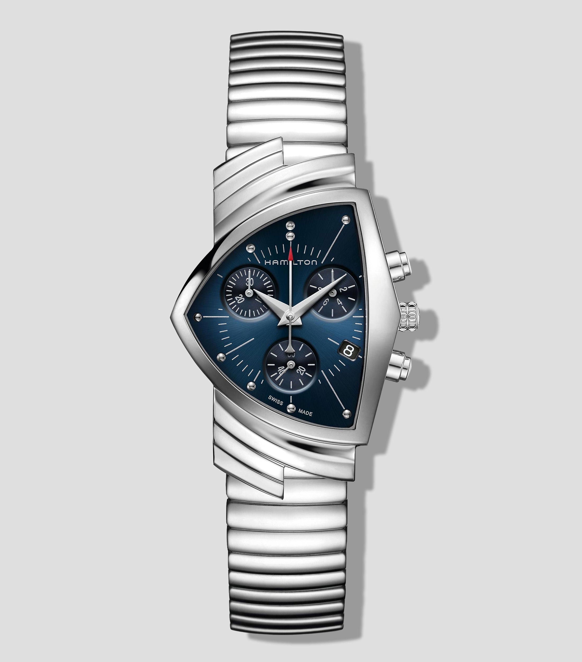 Reloj Unisex Ventura De vestir, Plateado