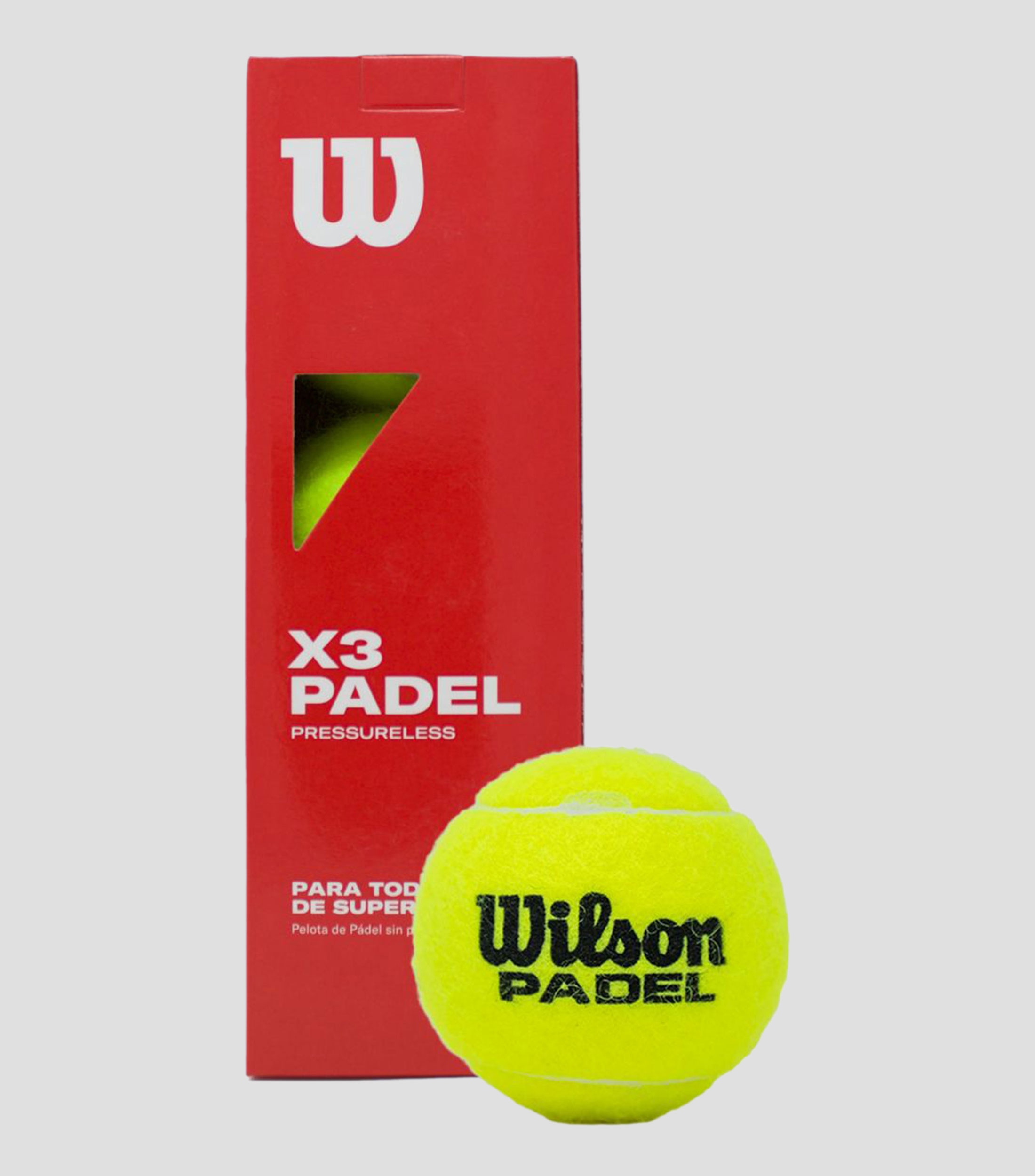 Set 3 Piezas Pelotas para Pádel Pressureless