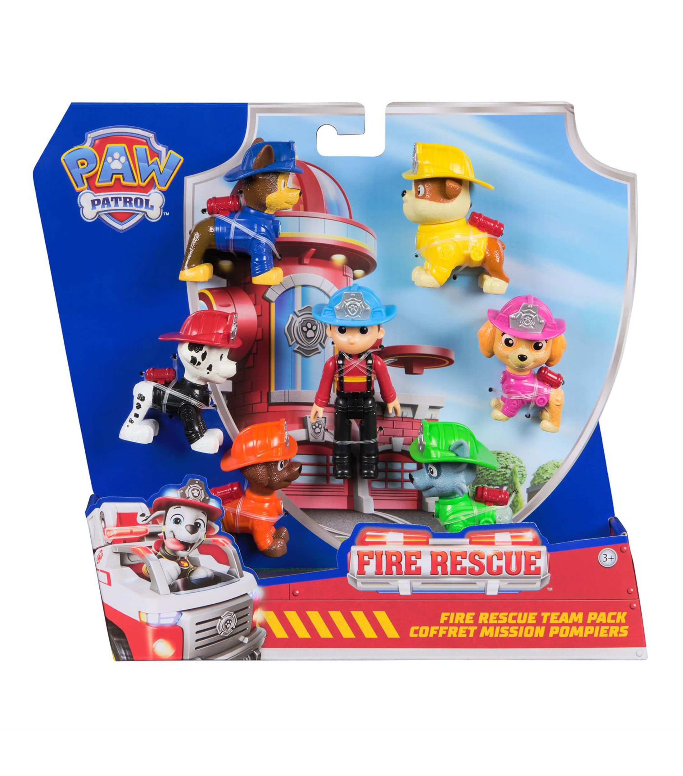 Set de Figuras Rescate de Bomberos Paw Patrol