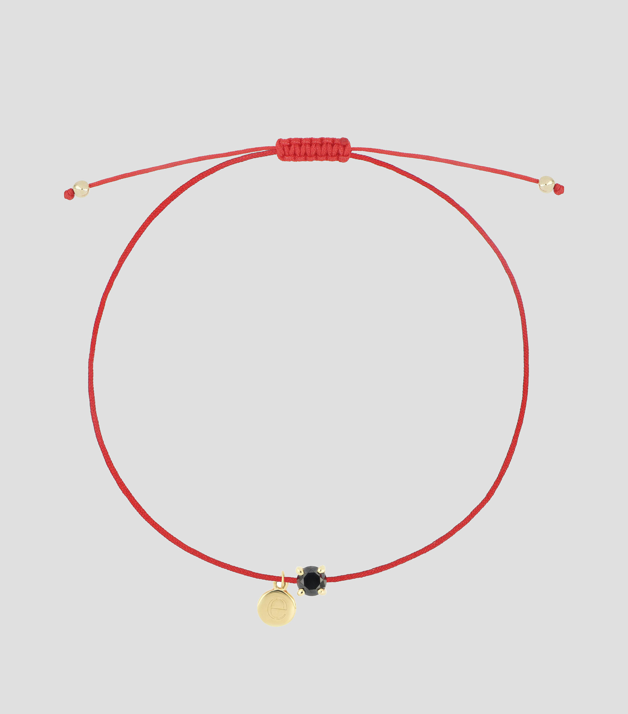 Pulsera con diamante negro Mujer