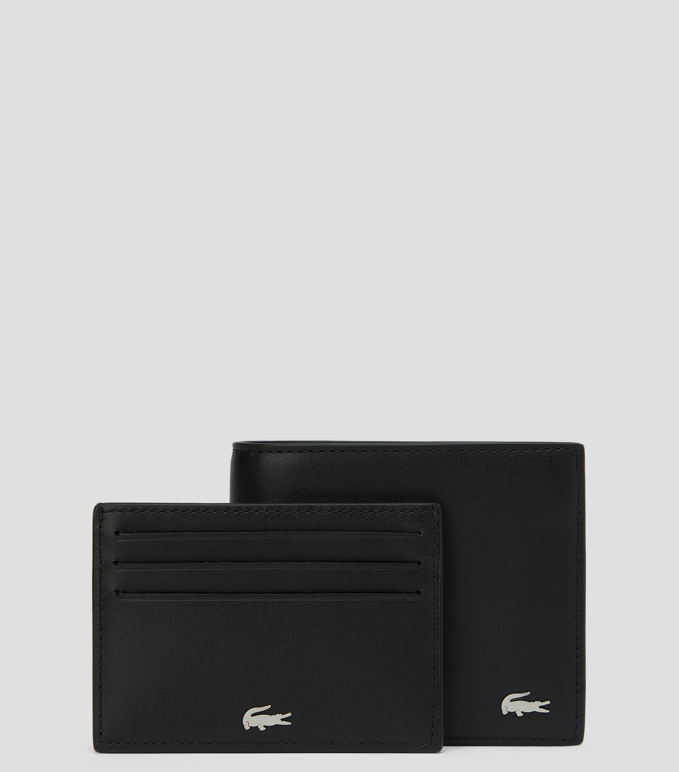 Cartera Bifold lisa en piel Hombre