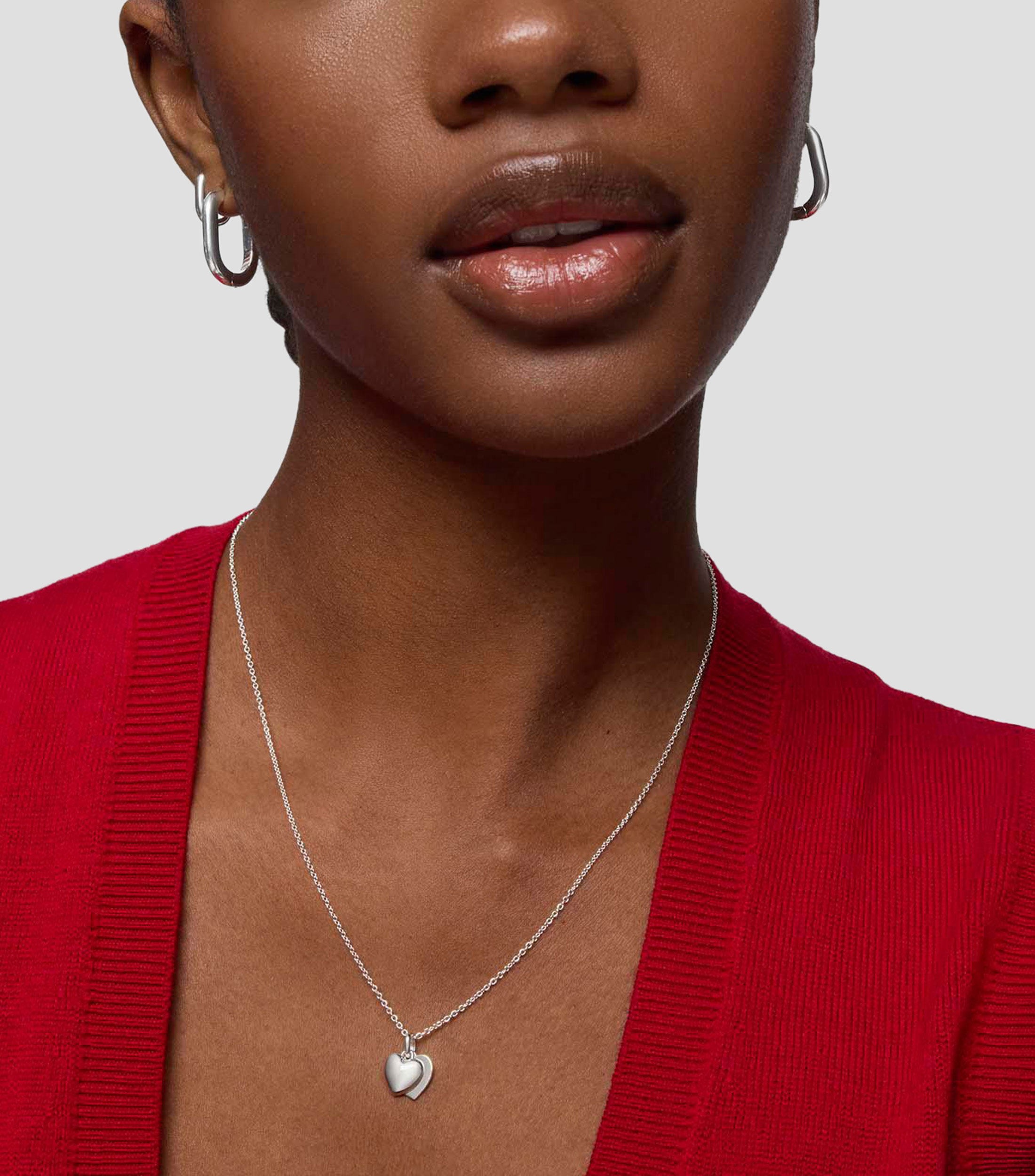 Collar en Plata Corazón Mujer