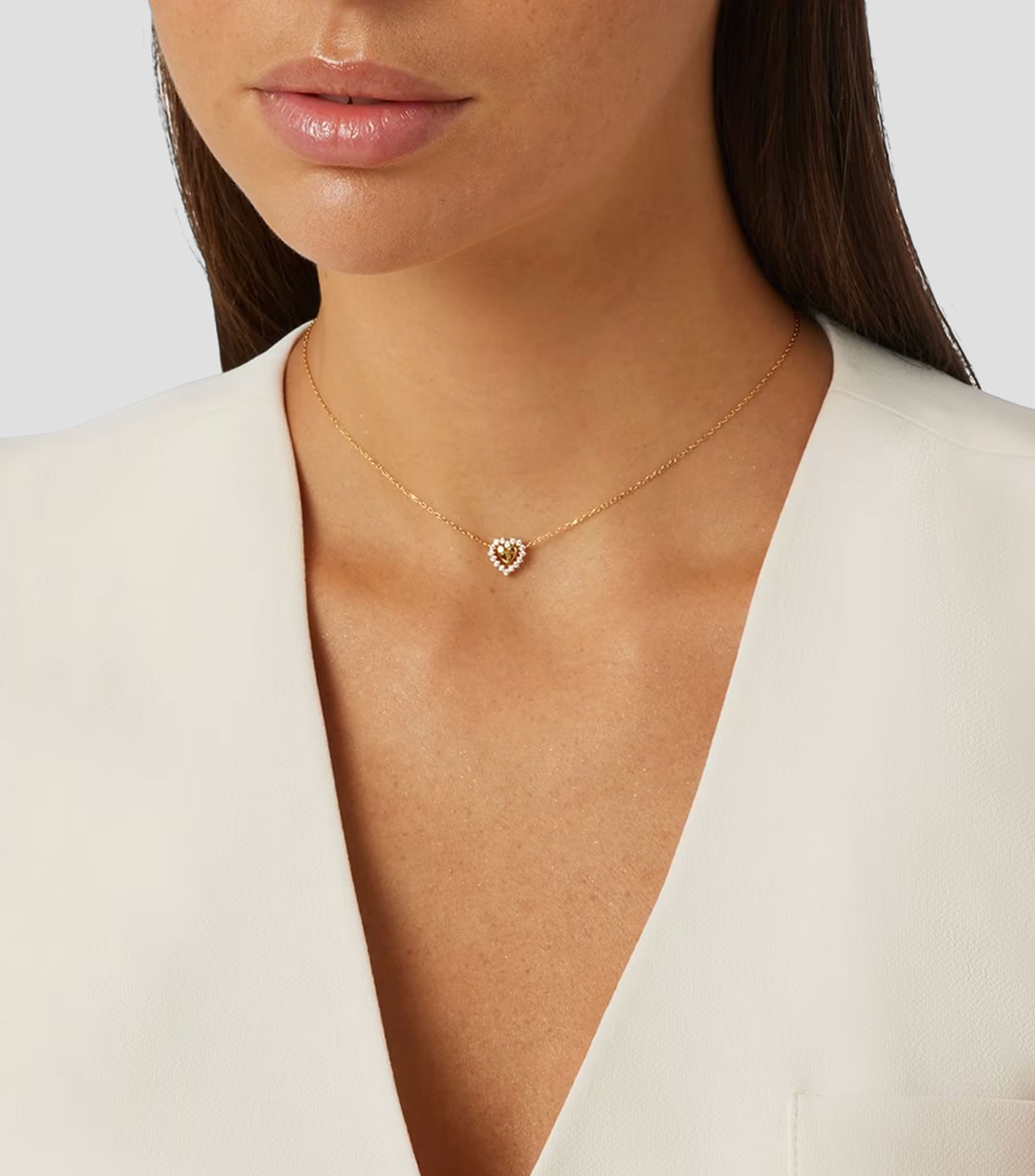 Collar en Plata .925 con Circonita Mujer