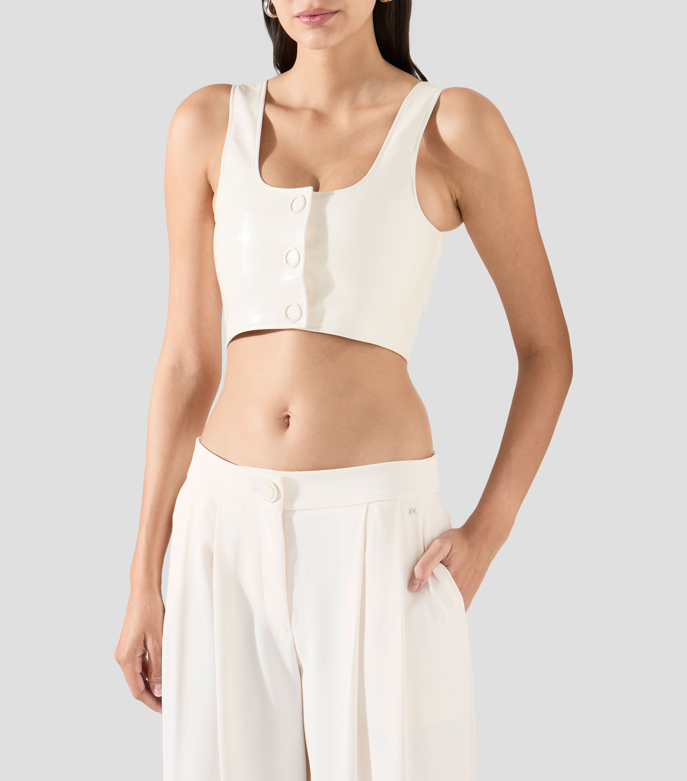 Top liso Mujer